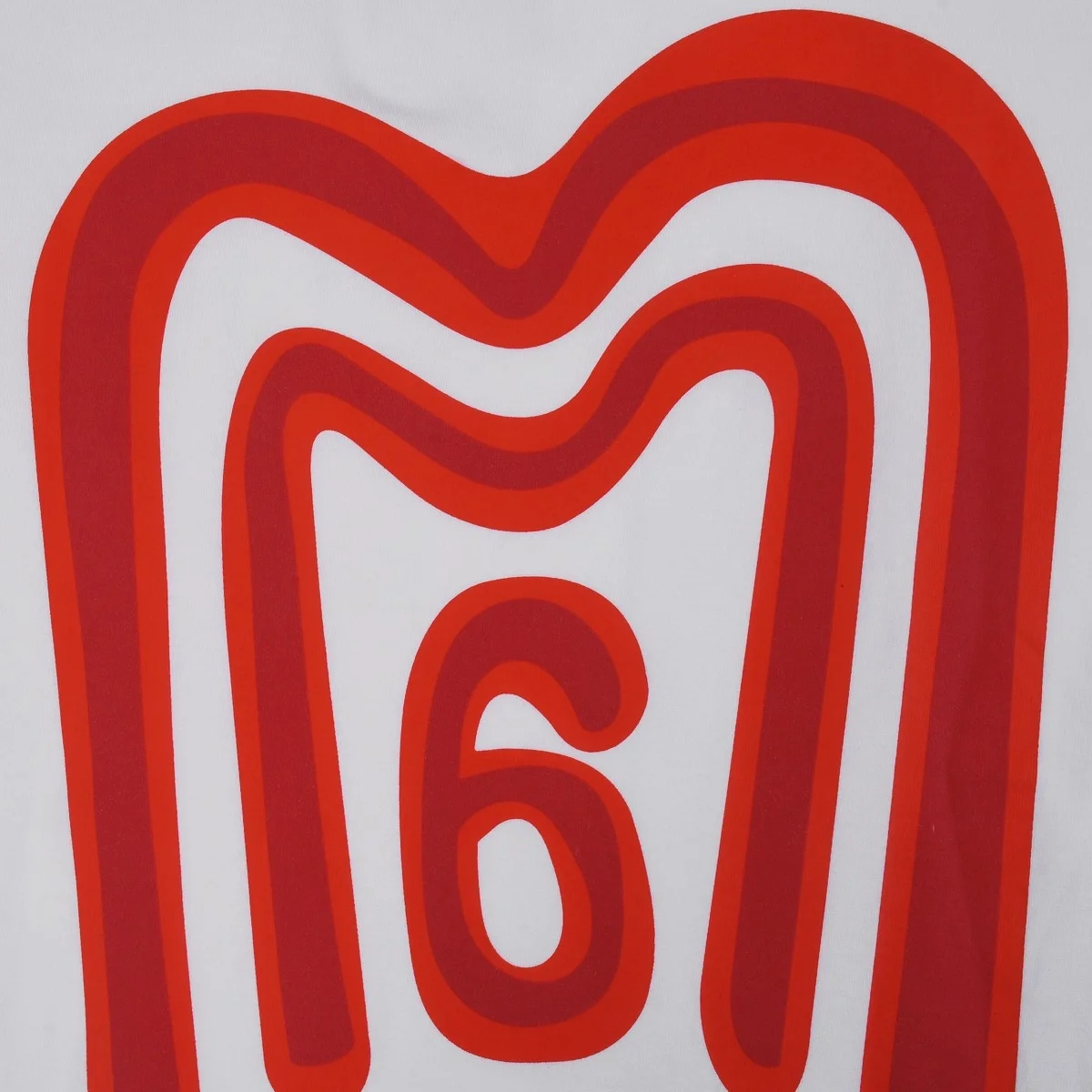 메종 마르지엘라 탑스 썬머 화이트 티셔츠