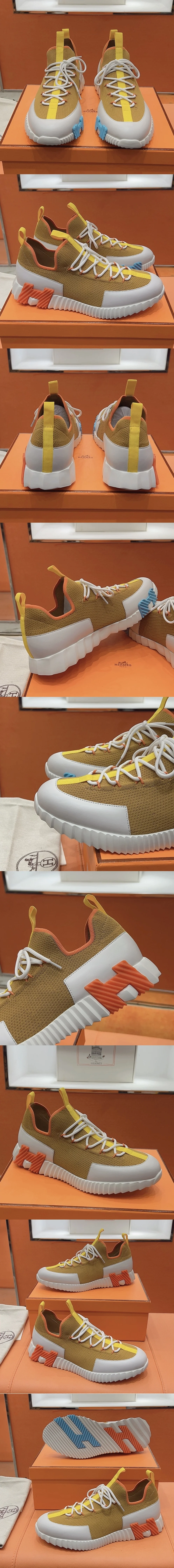 에르메스 리프트 슬립 온 스니커즈