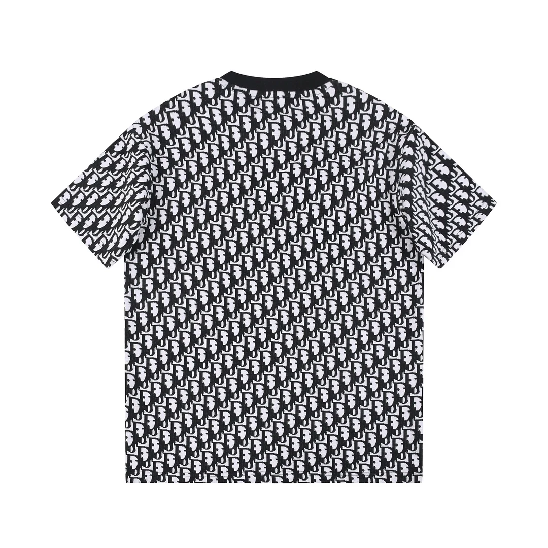 디올 오블리크 반팔 티셔츠 블랙