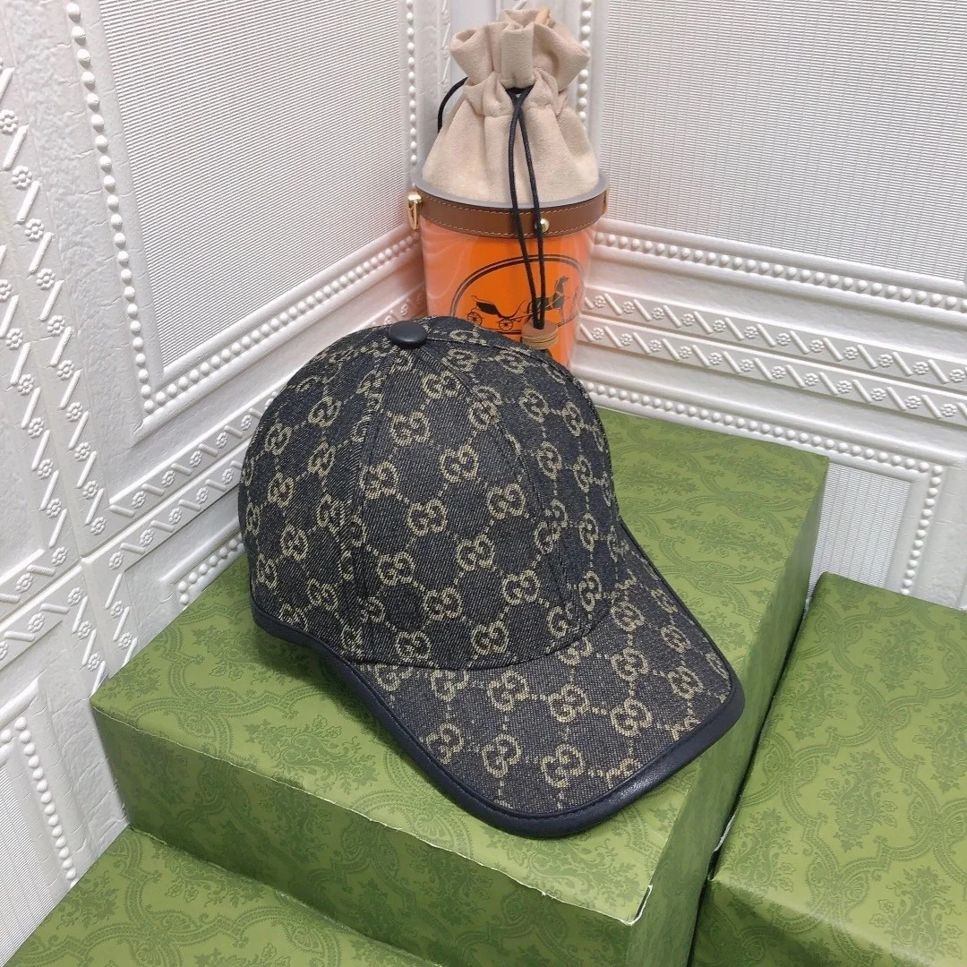 구찌 GG 데님 야구 모자