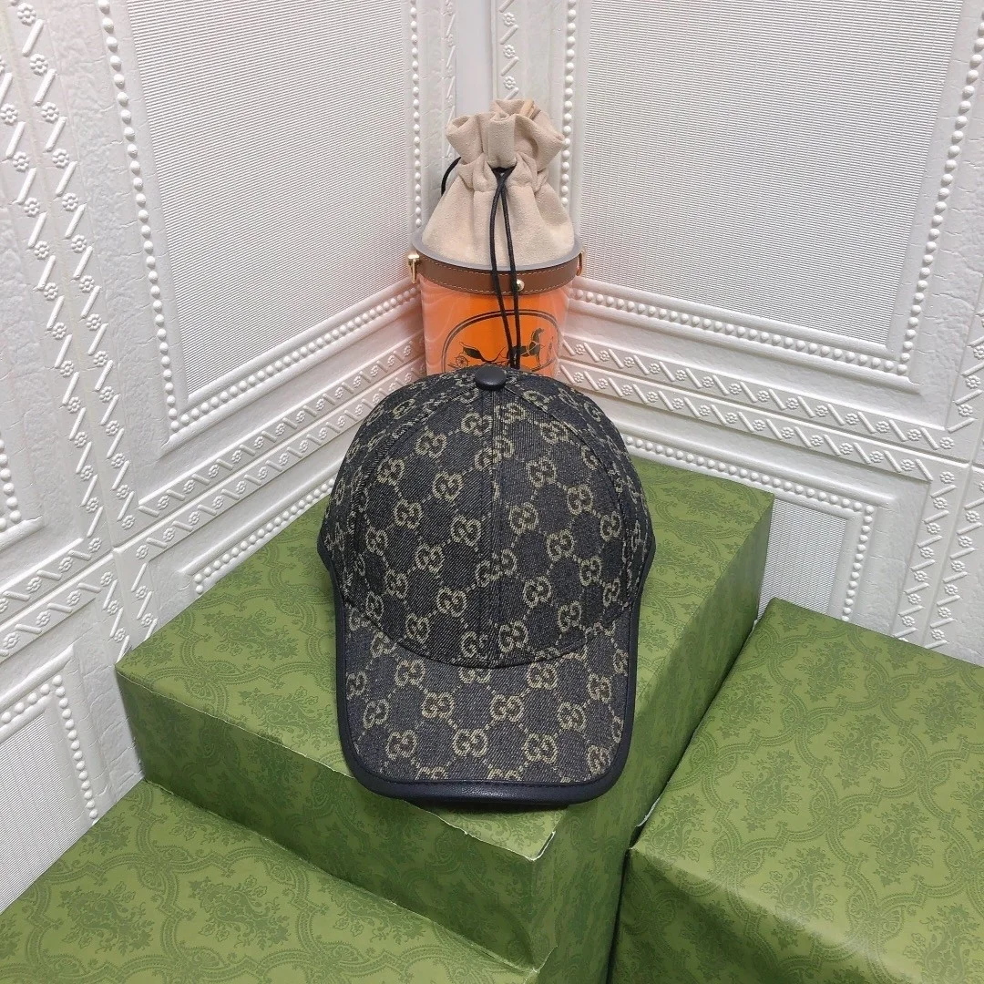 구찌 GG 데님 야구 모자