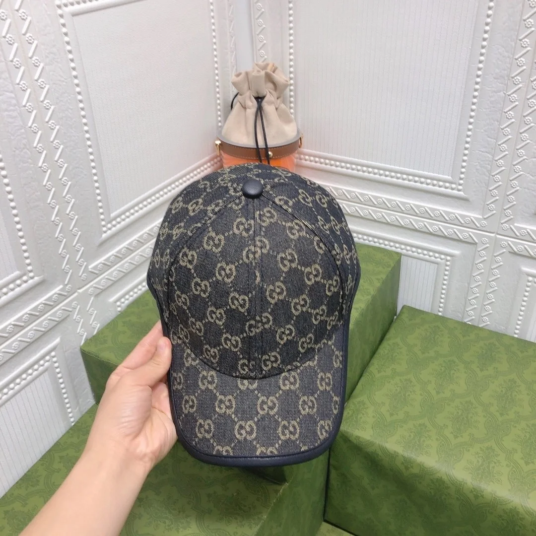 구찌 GG 데님 야구 모자
