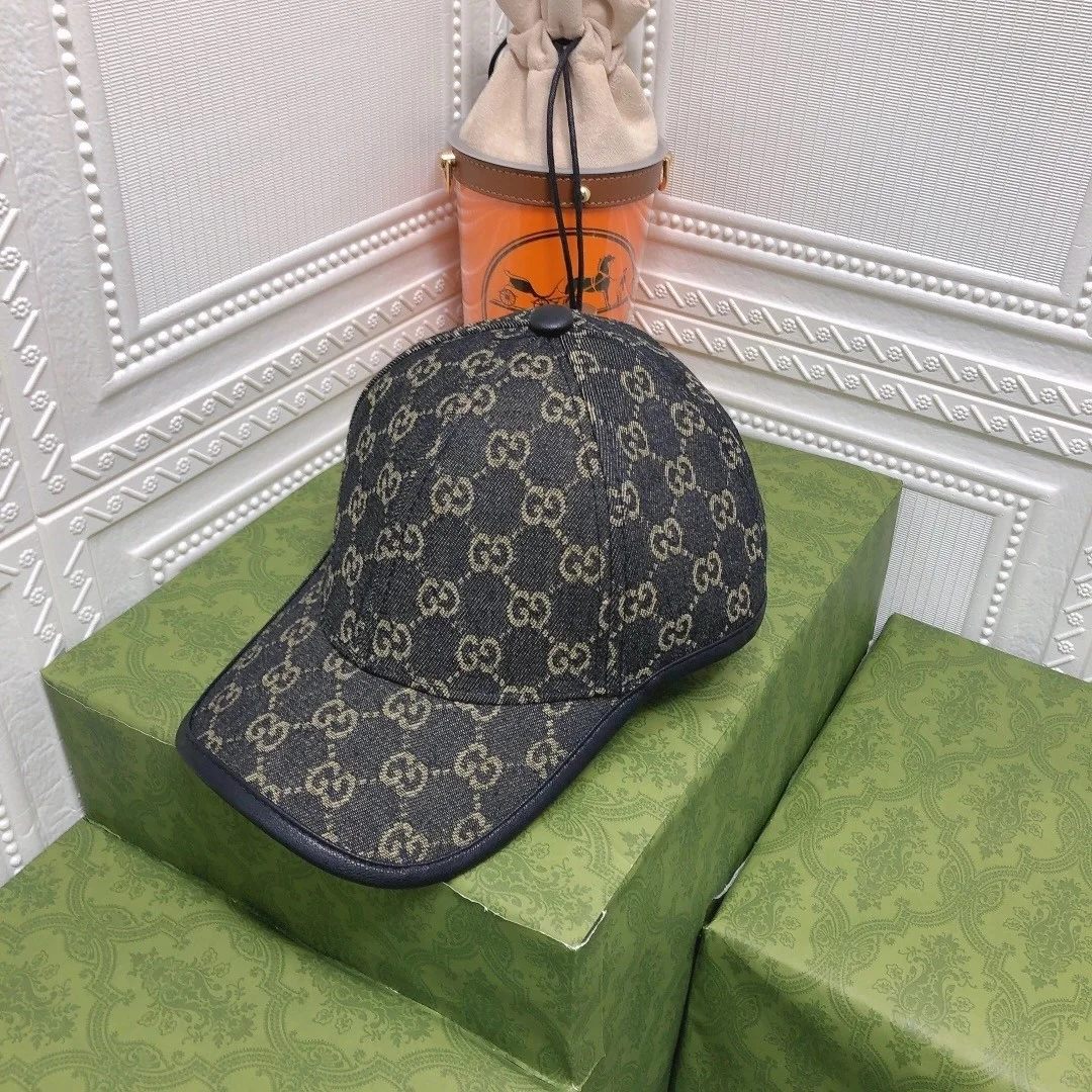 구찌 GG 데님 야구 모자