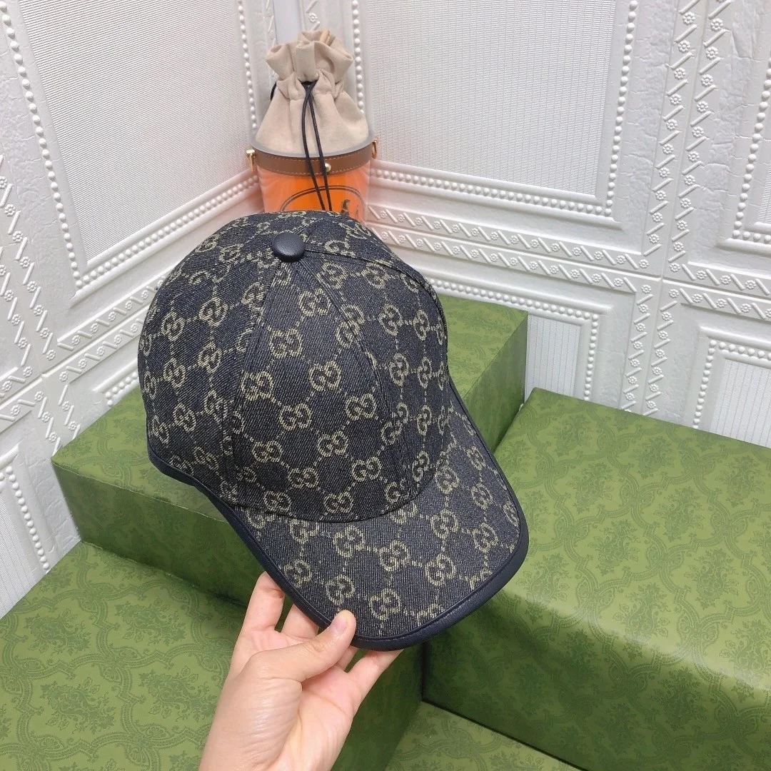구찌 GG 데님 야구 모자