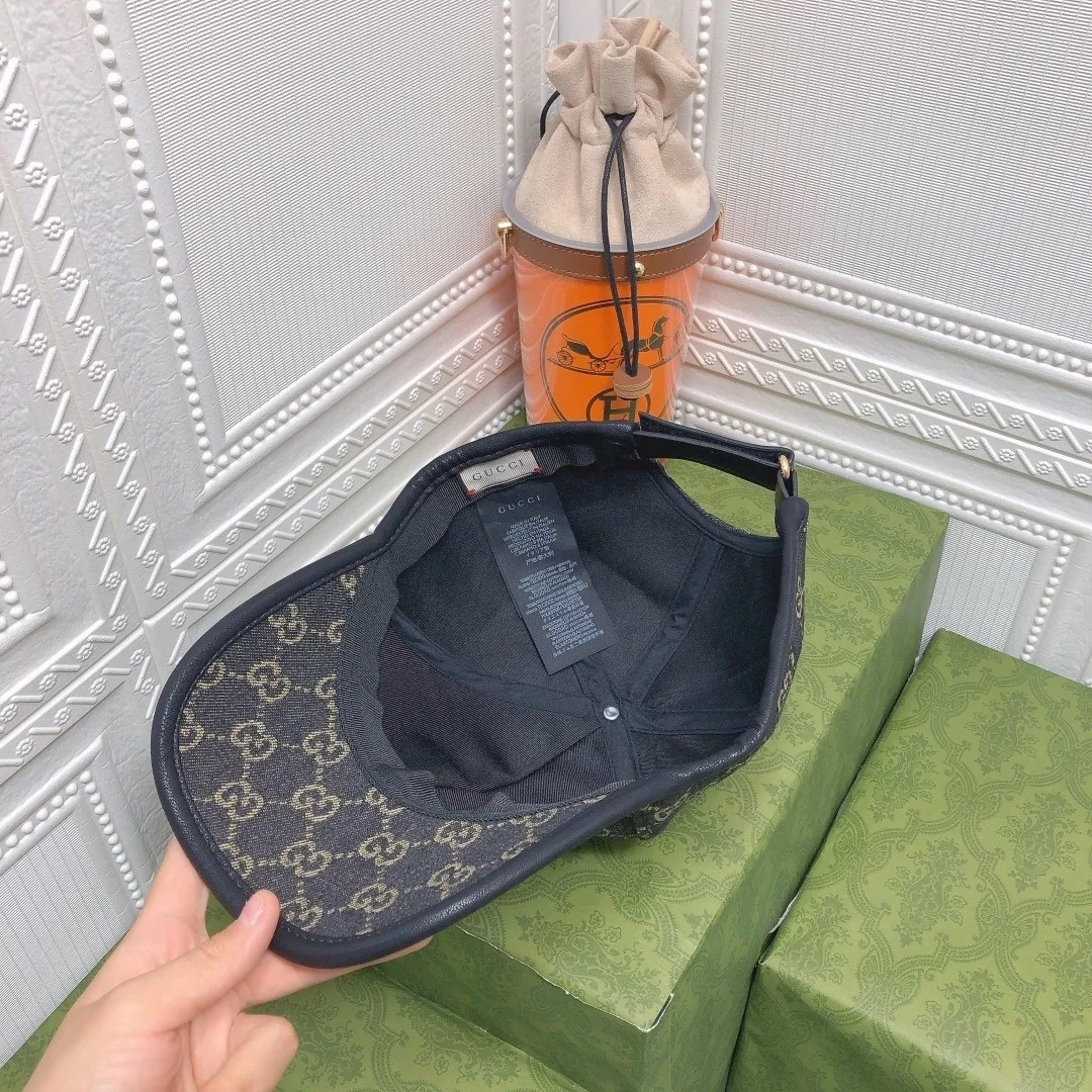 구찌 GG 데님 야구 모자