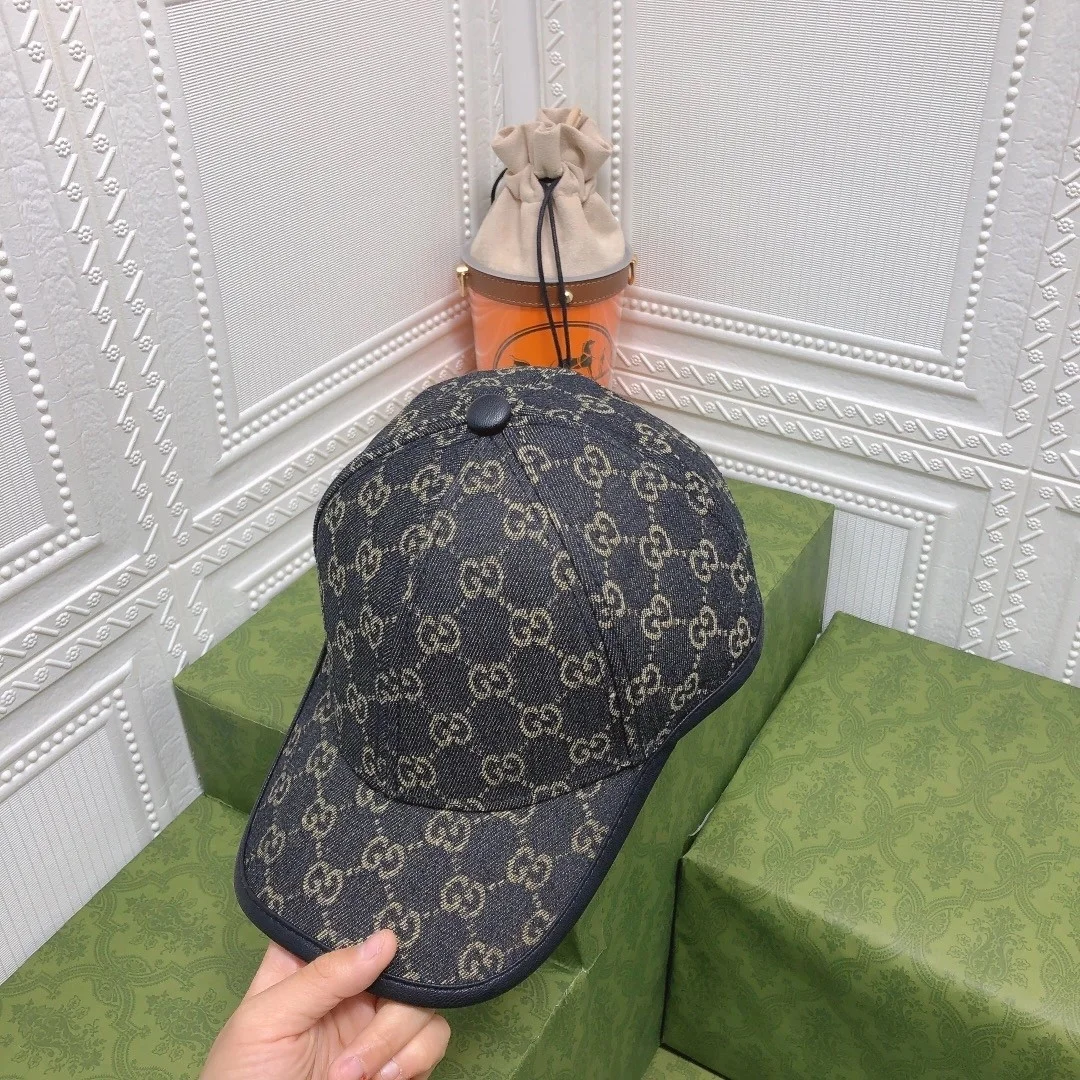 구찌 GG 데님 야구 모자