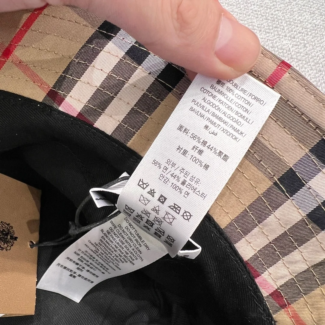 버버리 개버딘 버킷햇