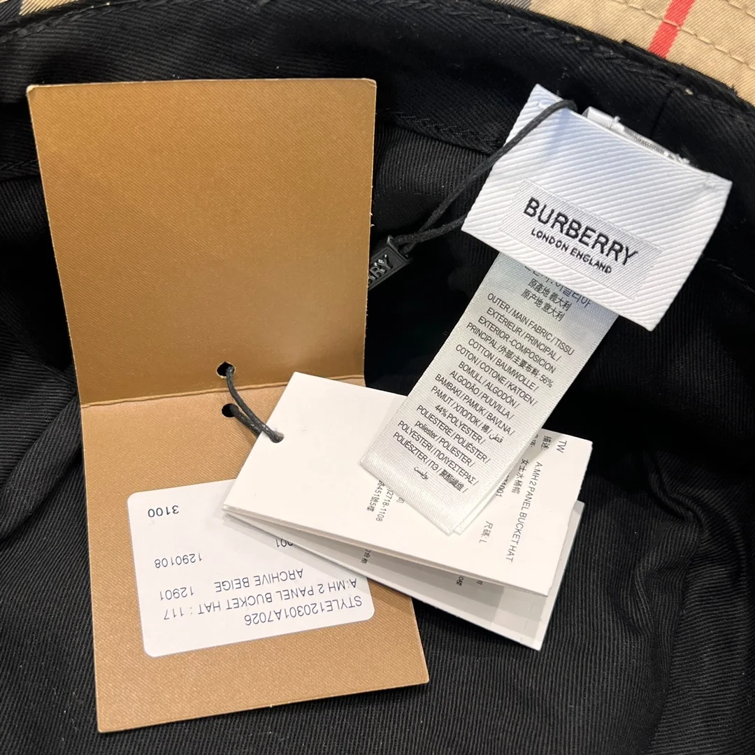 버버리 개버딘 버킷햇