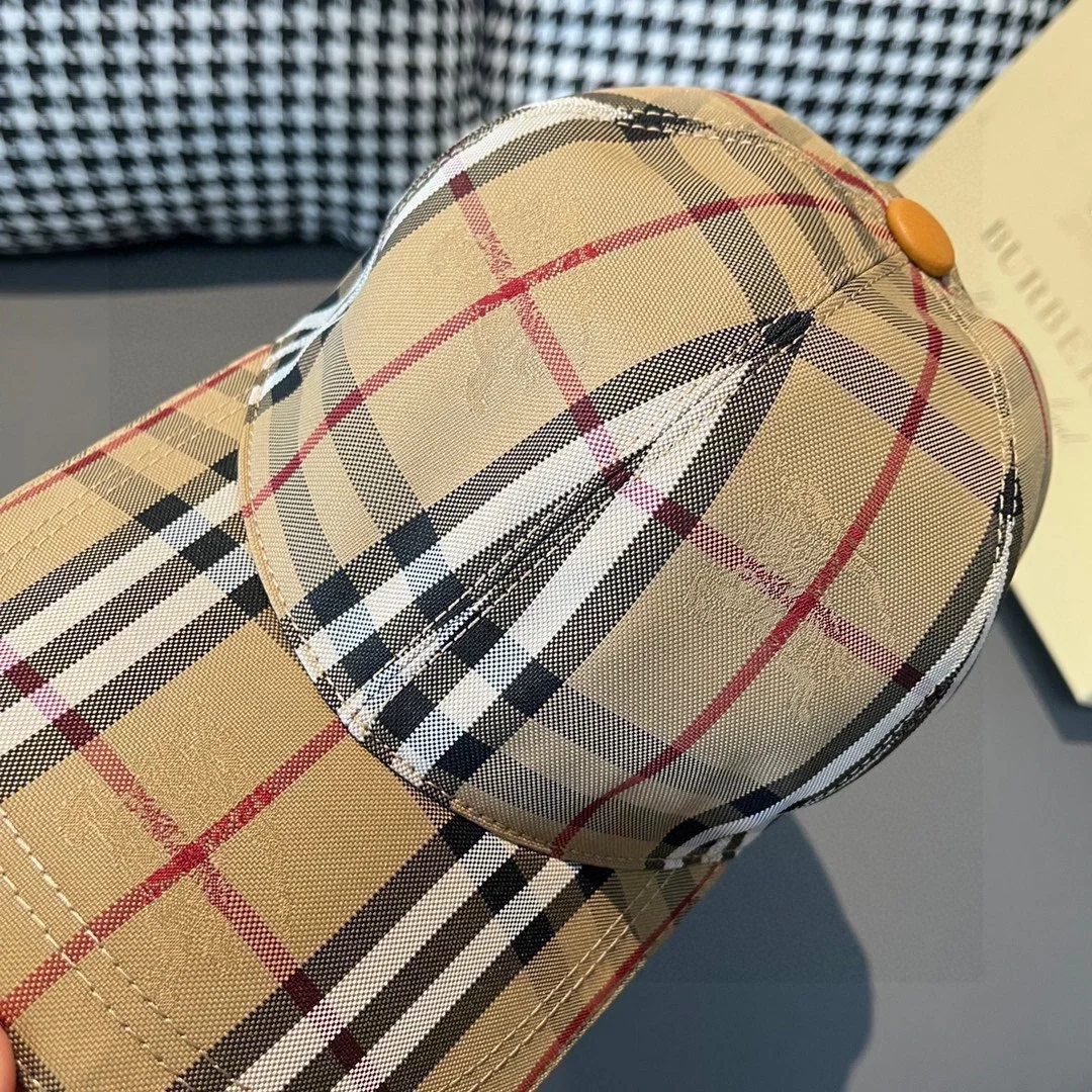 버버리 하우스 체크 코튼 베이스볼캡