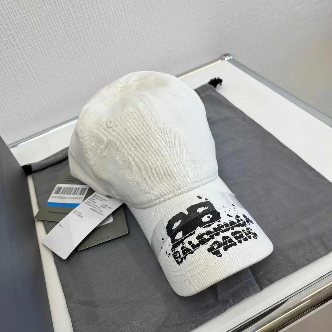 발렌시아가 핸드드론 BB 아이콘 볼캡 화이트