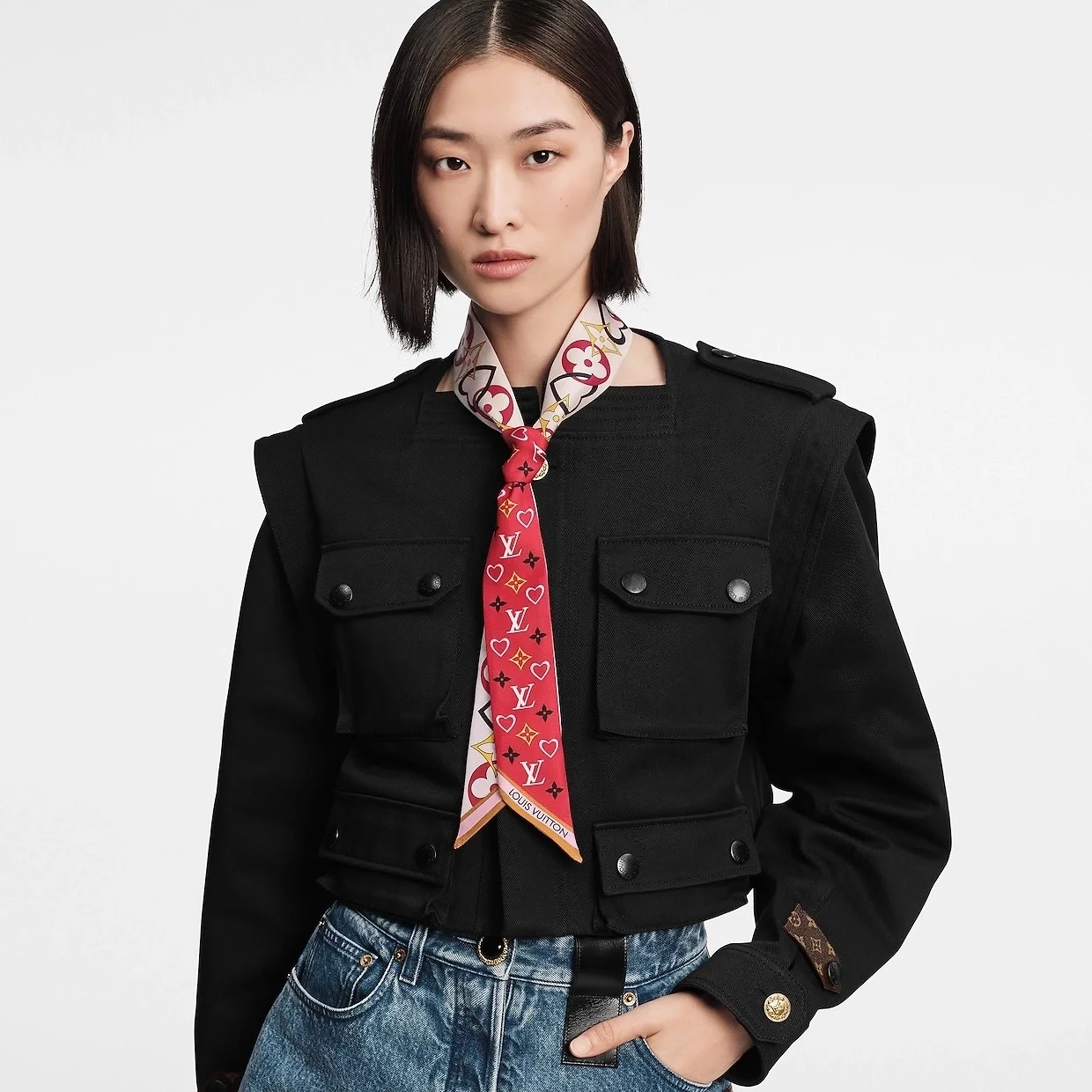 루이비통 비비 마이 트루 방도 스카프 M78117