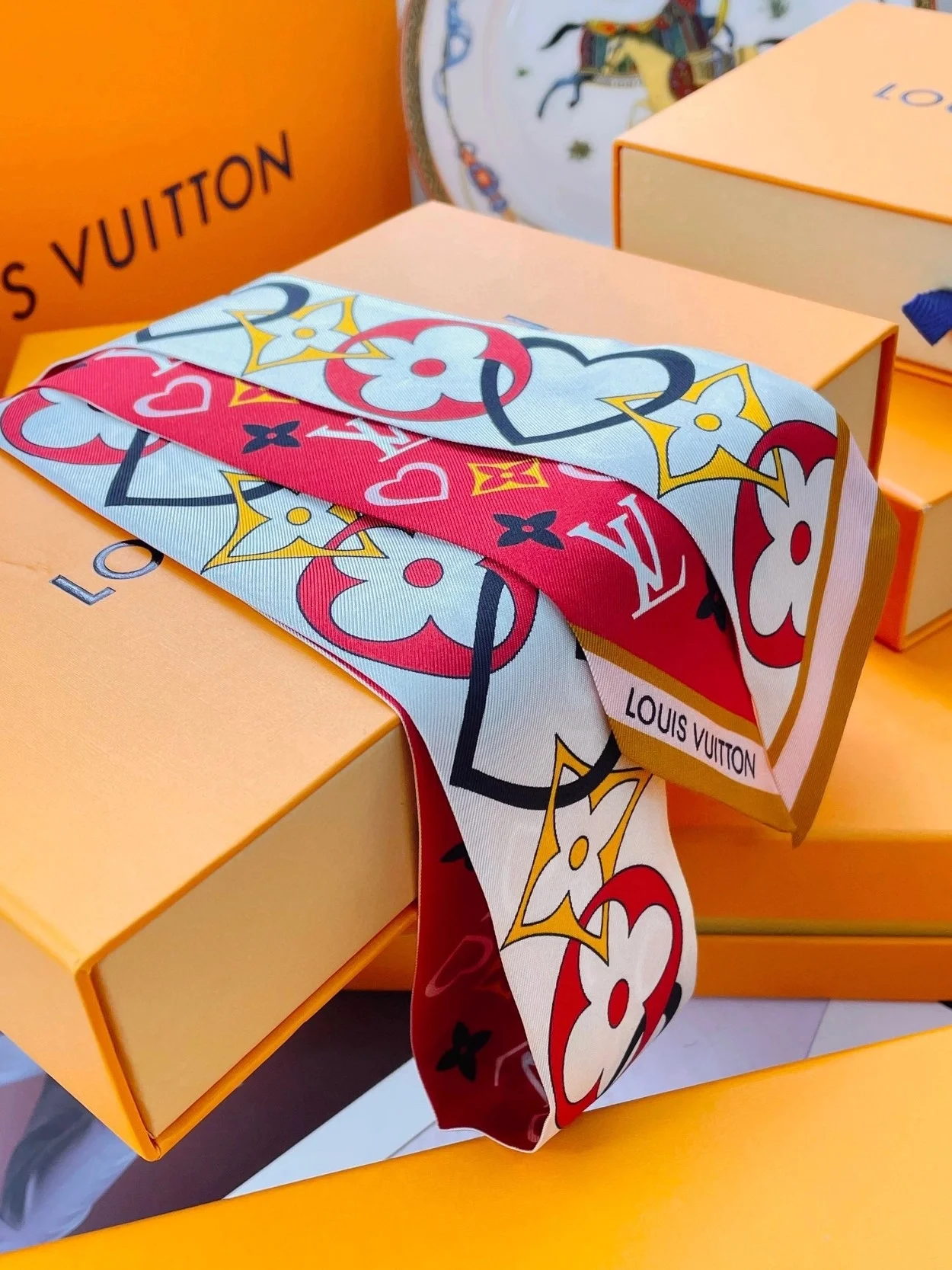 루이비통 비비 마이 트루 방도 스카프 M78117