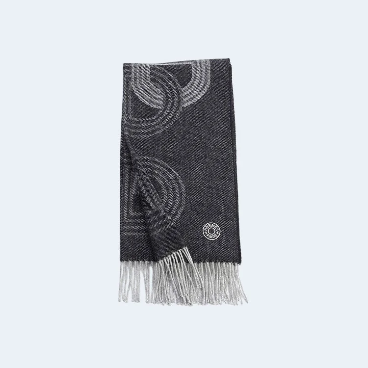 에르메스 캐시미어 머플러 그레이