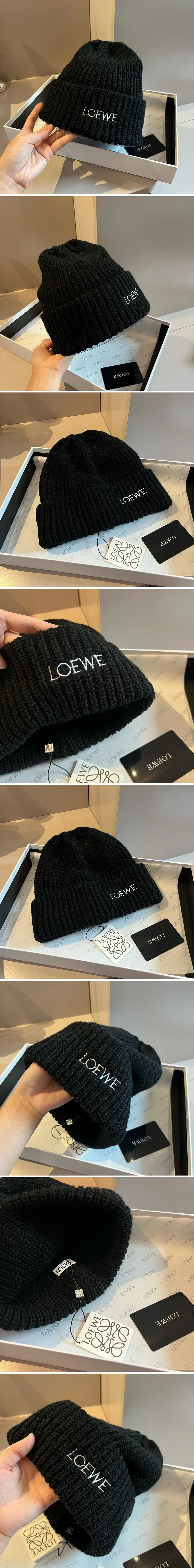 로에베 비니 블랙