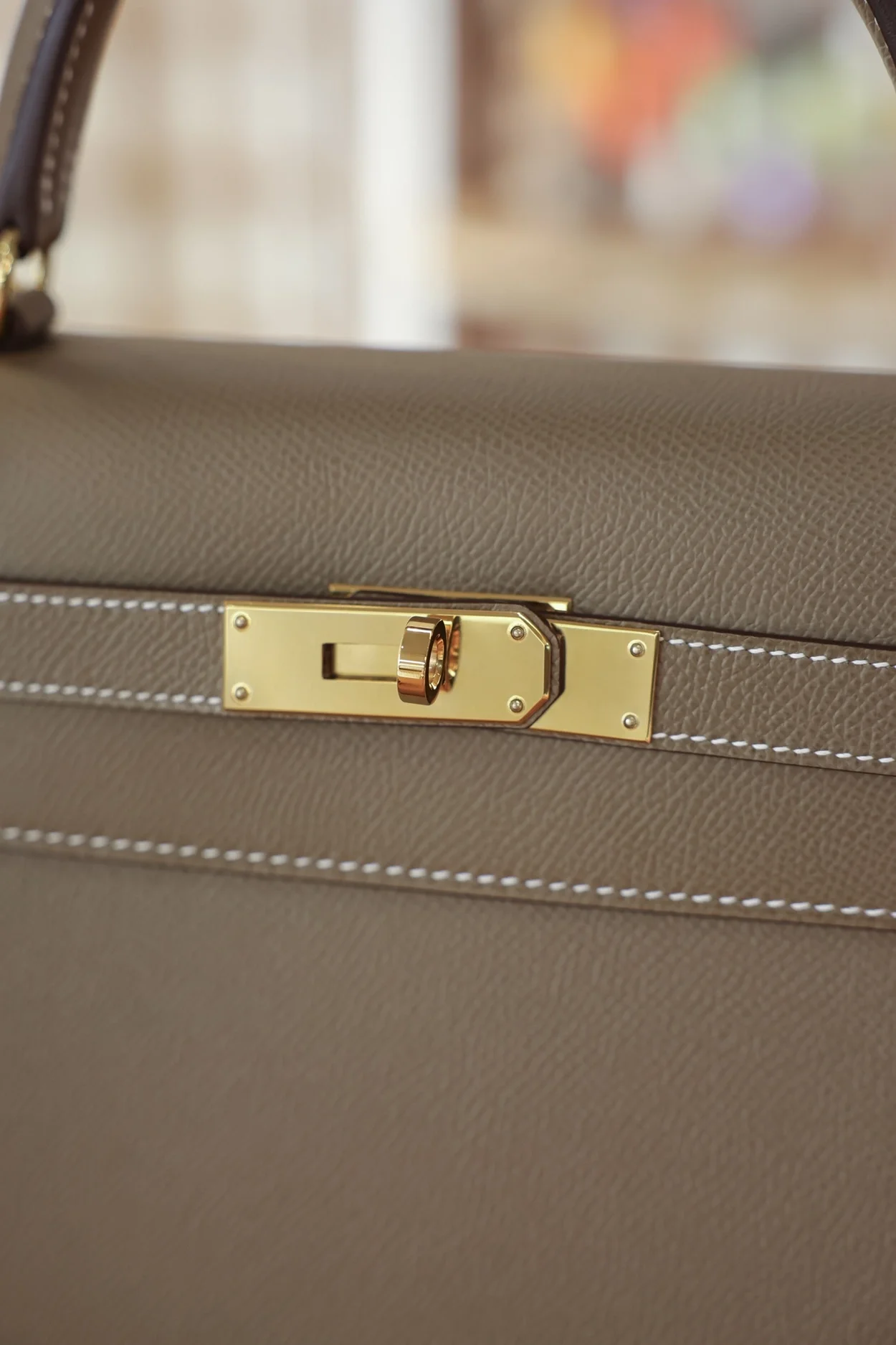 에르메스 켈리 25 셀리에 에토프 골드 하드웨어 (100% HAND MADE)