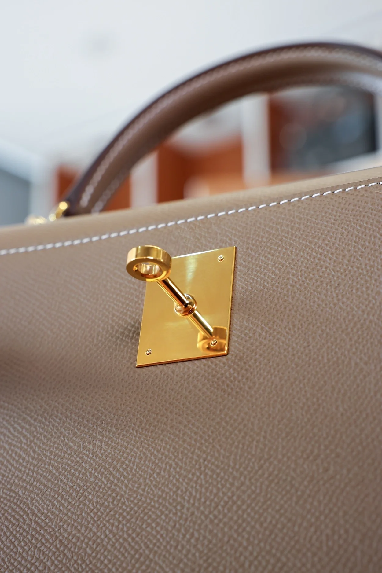 에르메스 켈리 25 셀리에 에토프 골드 하드웨어 (100% HAND MADE)