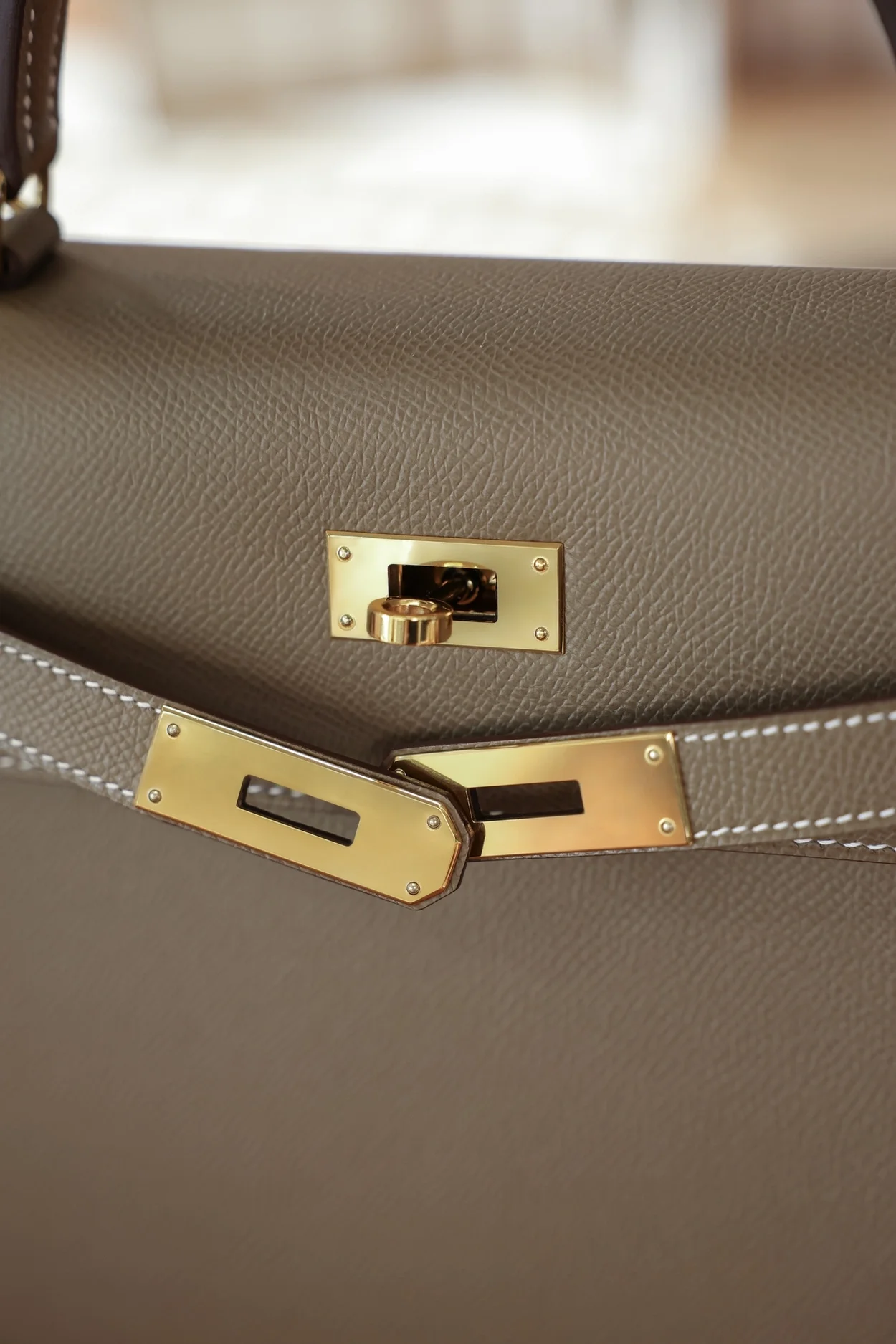 에르메스 켈리 25 셀리에 에토프 골드 하드웨어 (100% HAND MADE)