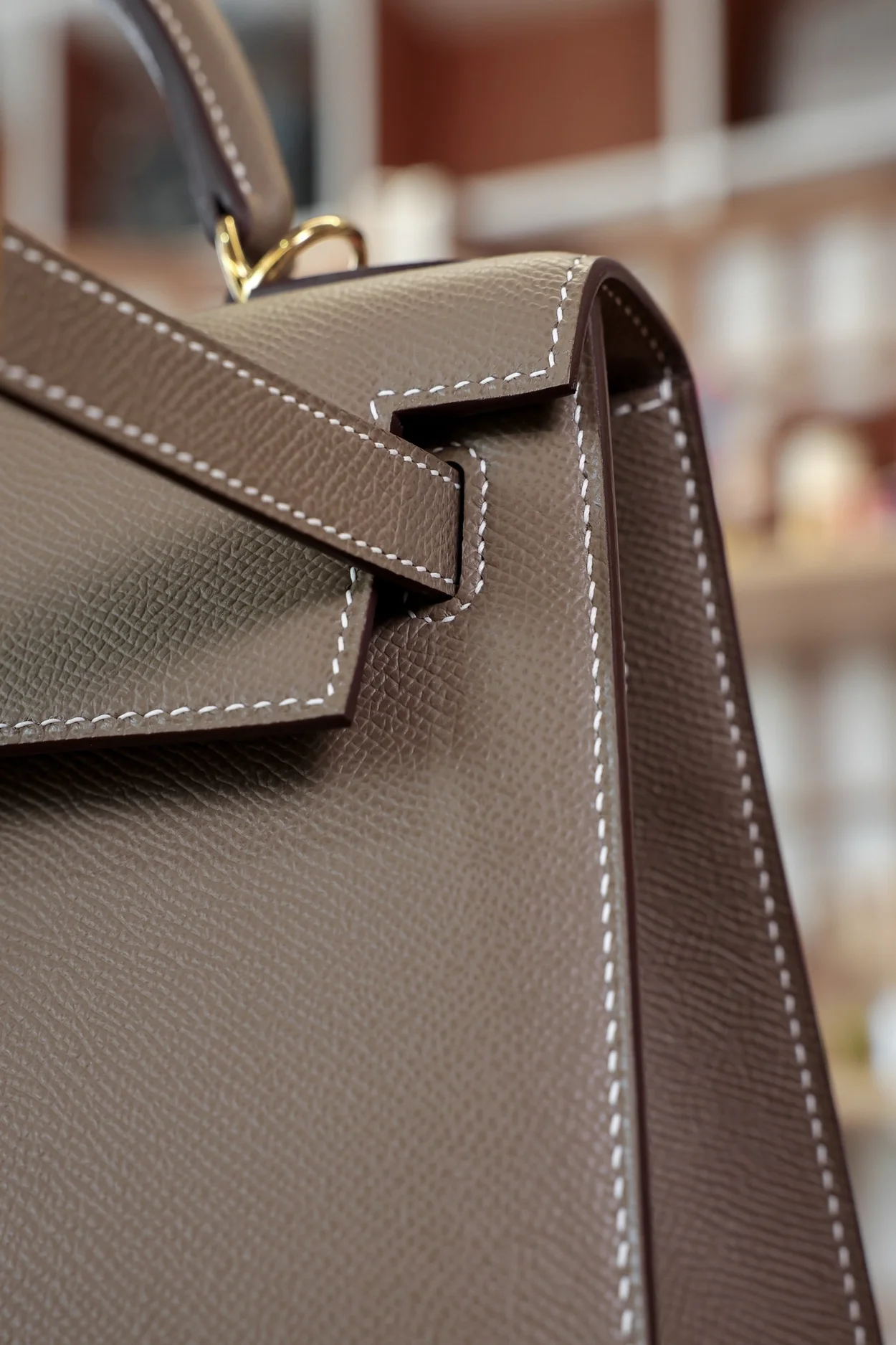 에르메스 켈리 25 셀리에 에토프 골드 하드웨어 (100% HAND MADE)