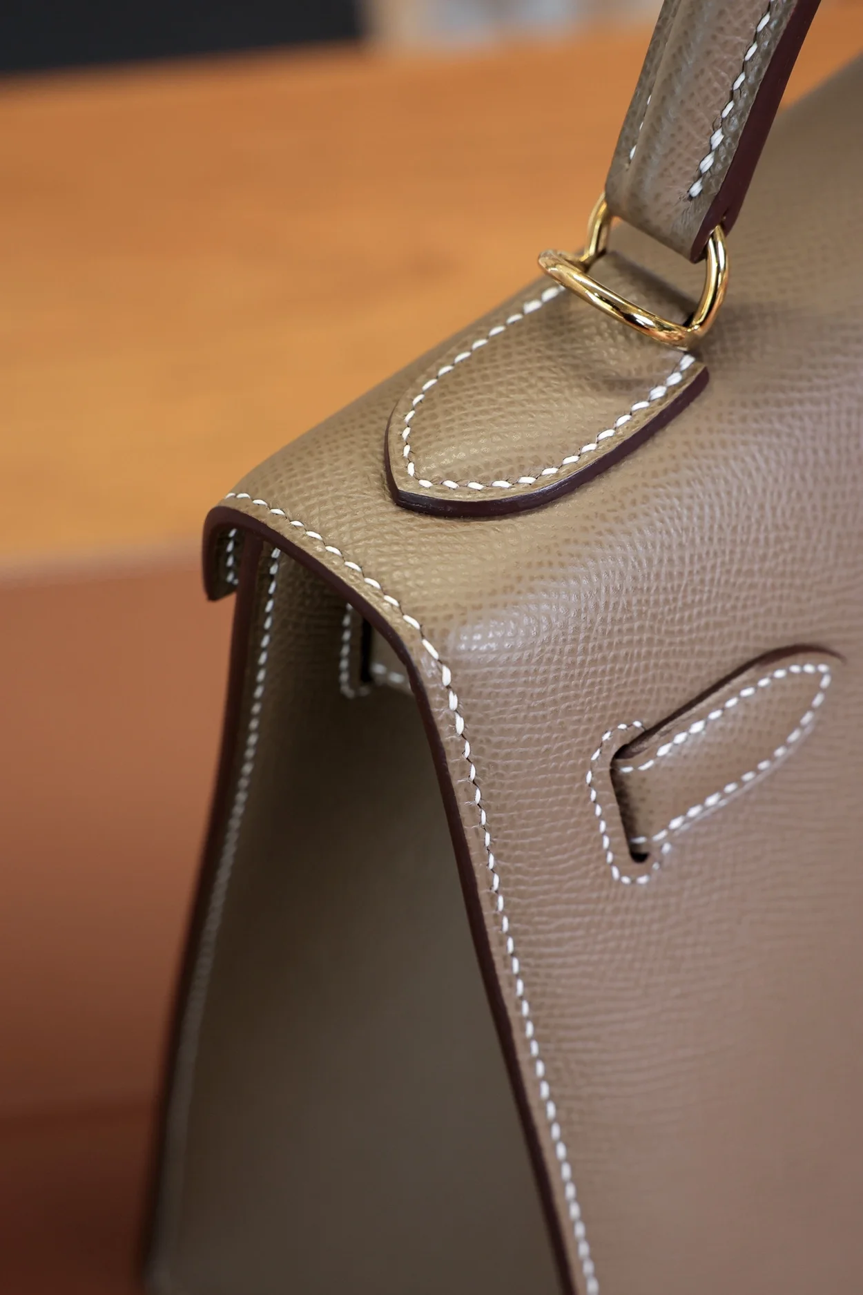 에르메스 켈리 25 셀리에 에토프 골드 하드웨어 (100% HAND MADE)