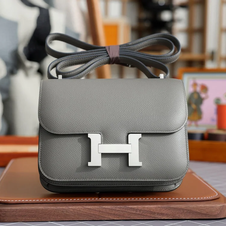 에르메스 콘스탄스 18 그레이 앱송 팔라듐 하드웨어 (100% HAND MADE)
