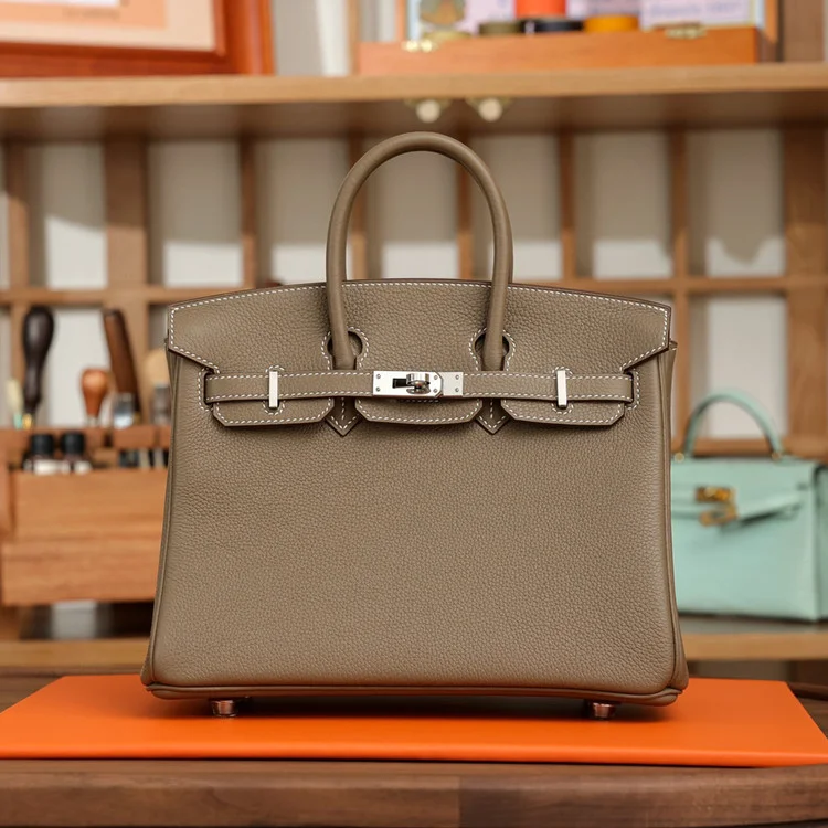 에르메스 버킨 25 르투르네 에토프 실버 하드웨어 (100% HAND MADE)