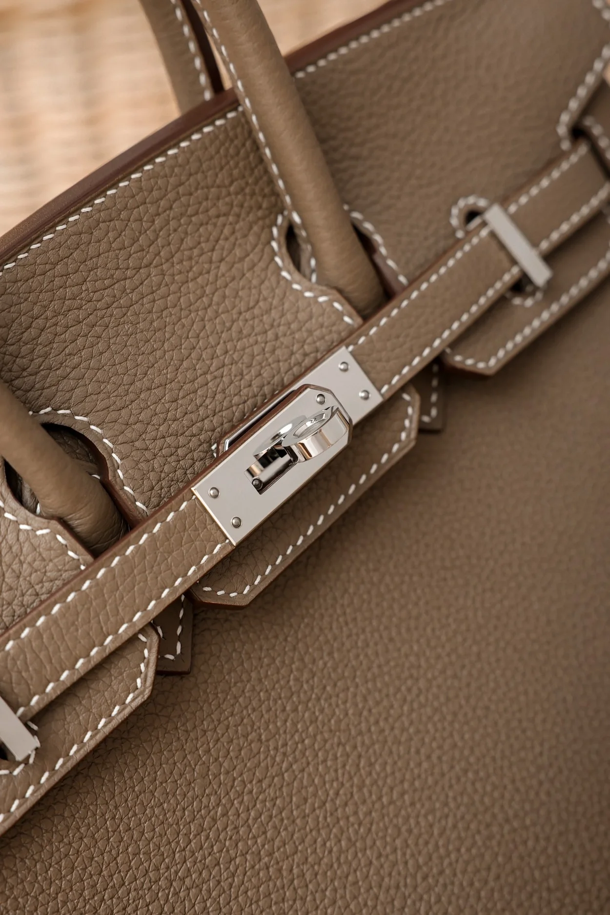 에르메스 버킨 25 르투르네 에토프 실버 하드웨어 (100% HAND MADE)