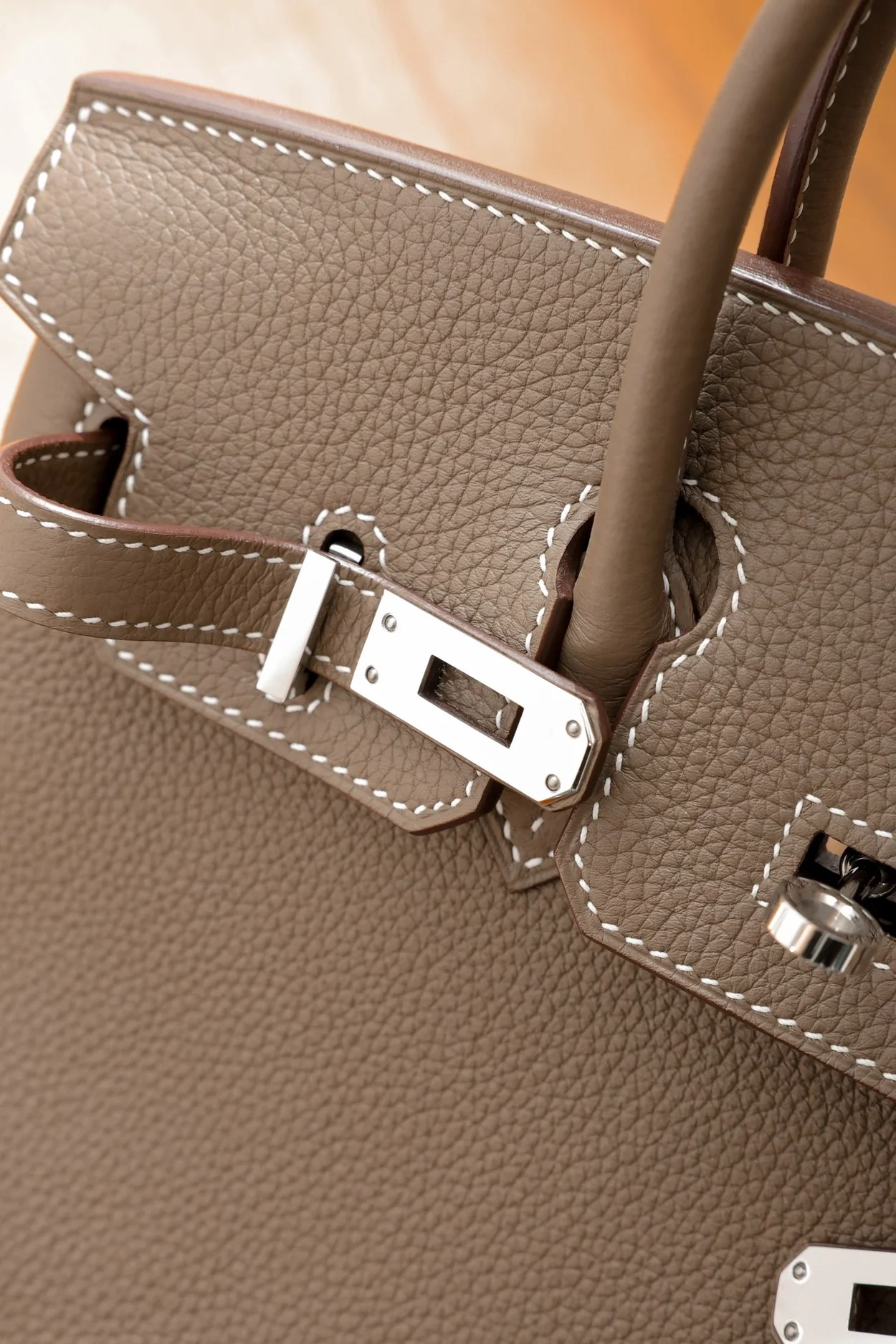 에르메스 버킨 25 르투르네 에토프 실버 하드웨어 (100% HAND MADE)