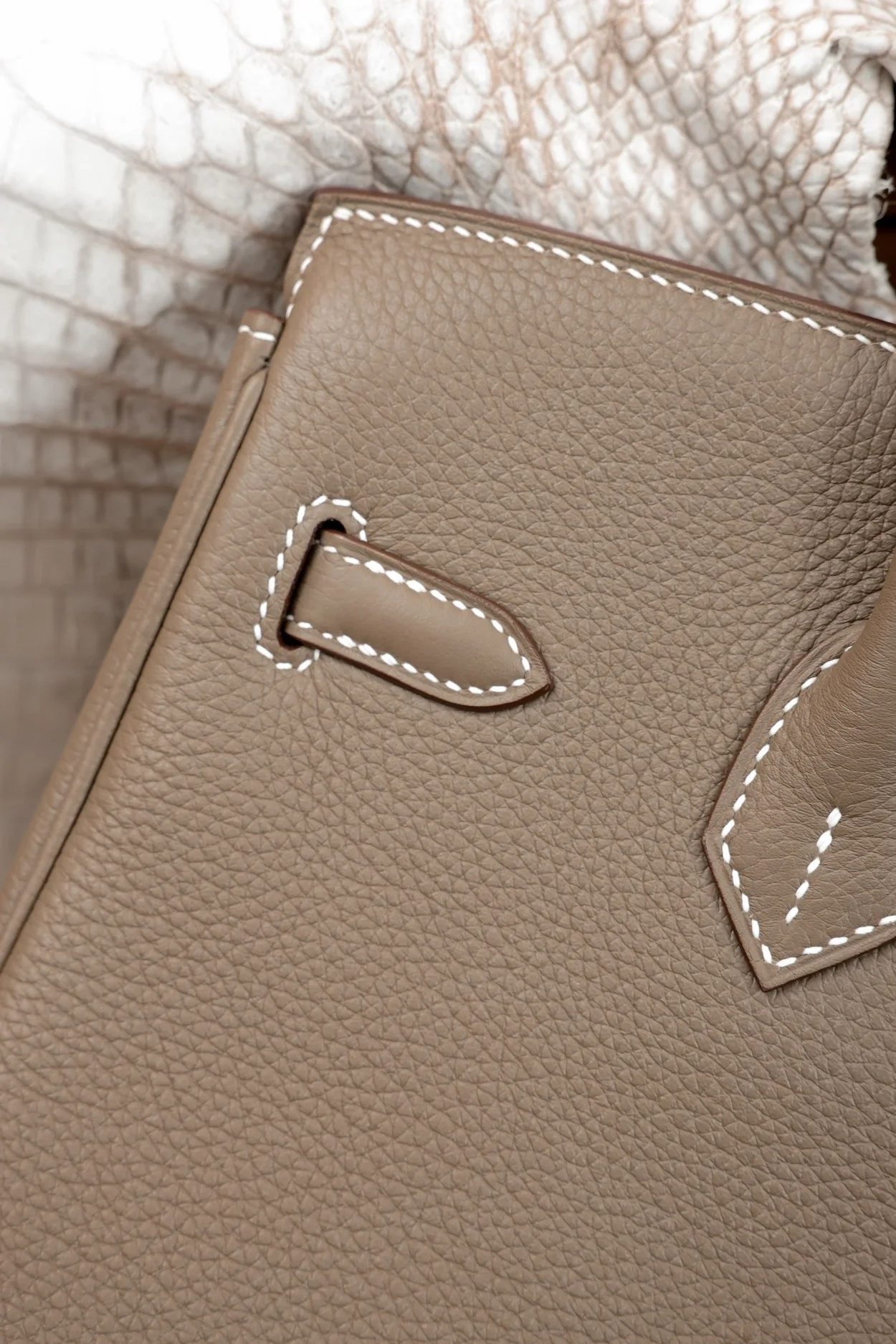 에르메스 버킨 25 르투르네 에토프 실버 하드웨어 (100% HAND MADE)