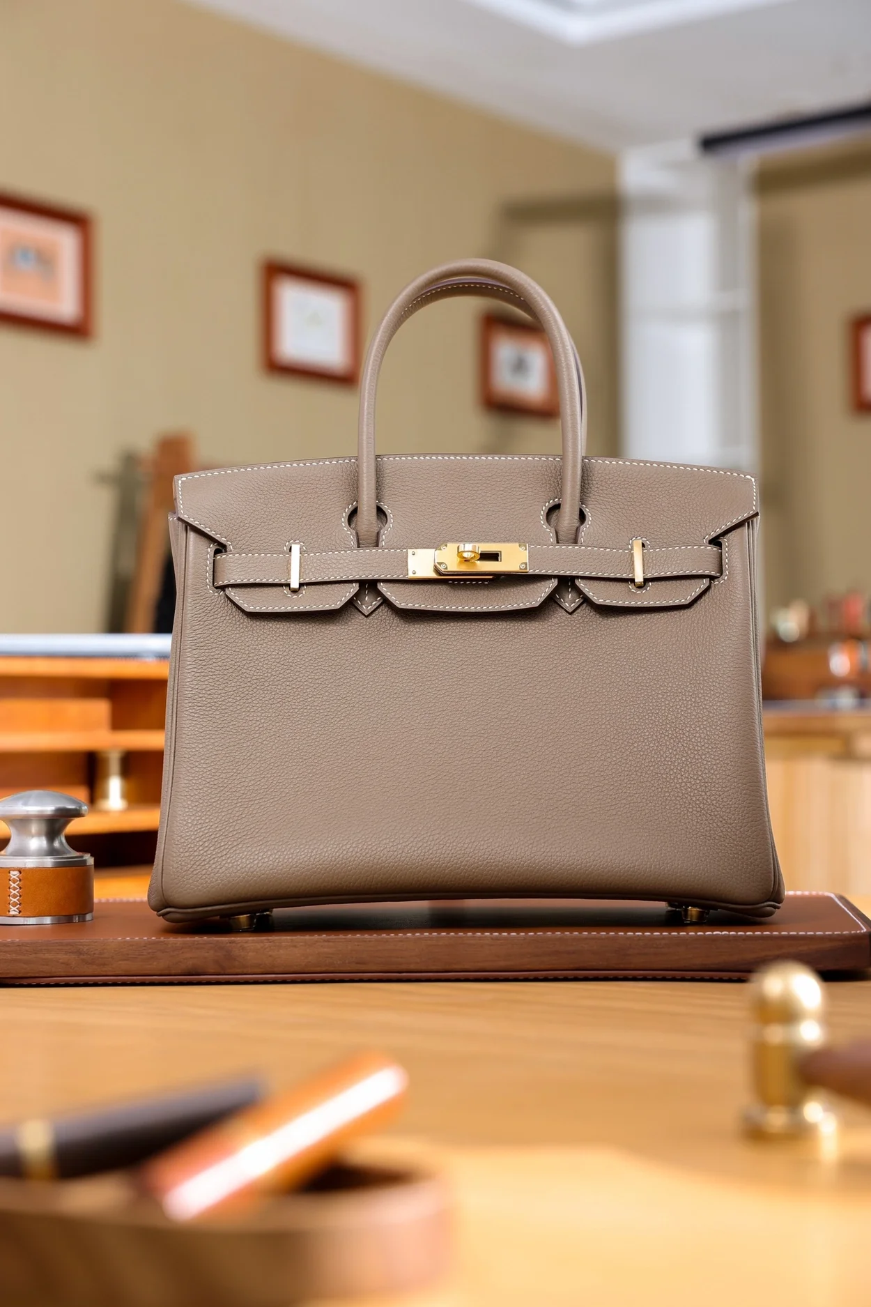 에르메스 버킨 30 르투르네 에토프 골드 하드웨어 (100% HAND MADE)