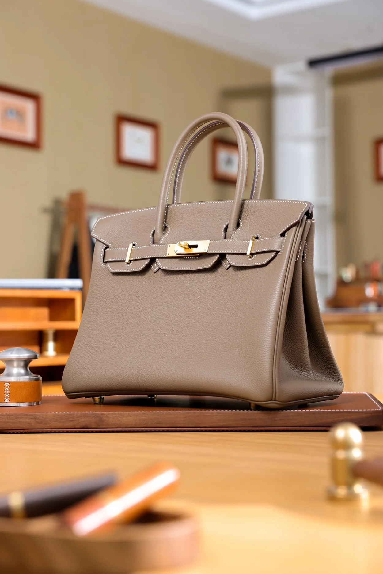 에르메스 버킨 30 르투르네 에토프 골드 하드웨어 (100% HAND MADE)