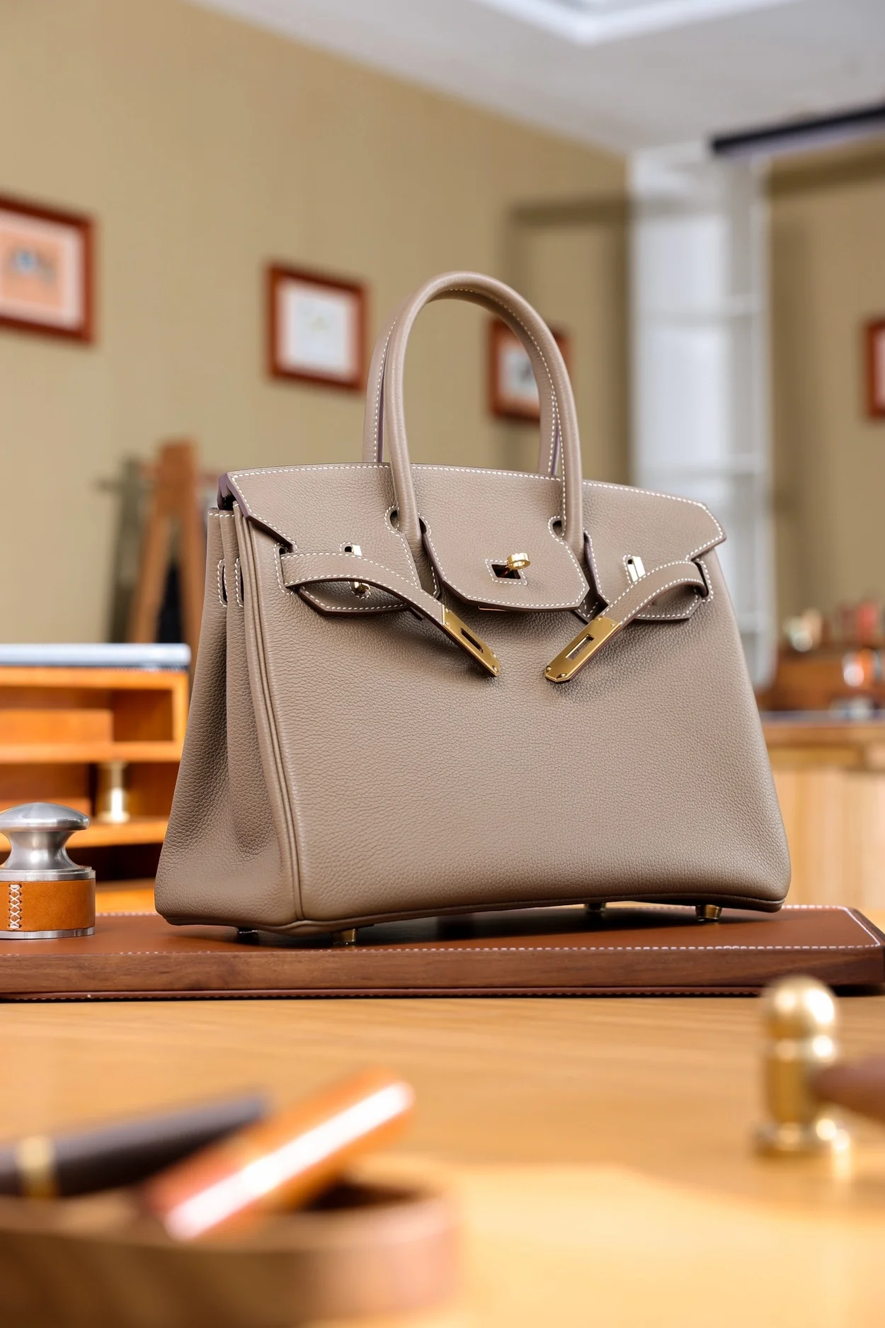 에르메스 버킨 30 르투르네 에토프 골드 하드웨어 (100% HAND MADE)