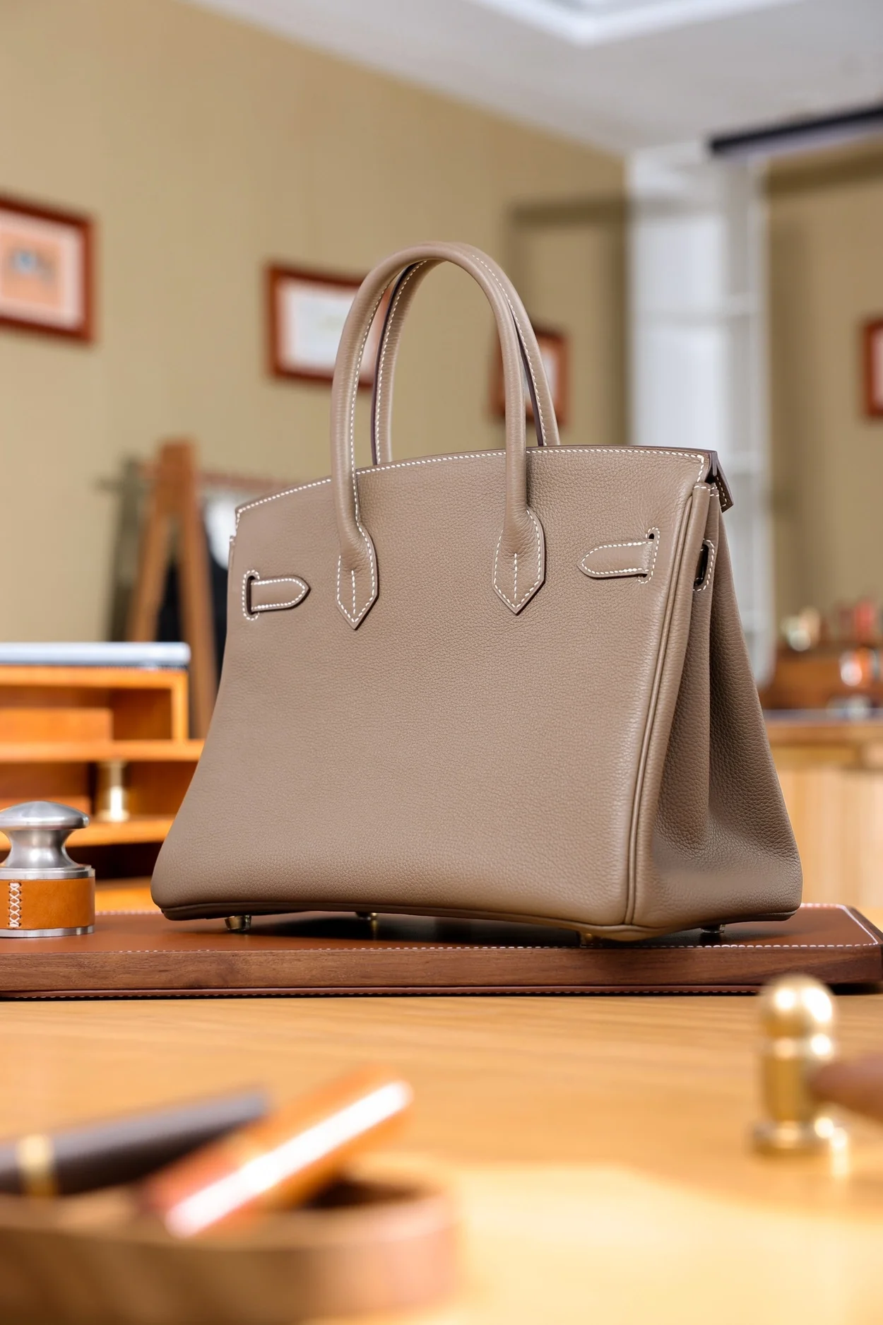 에르메스 버킨 30 르투르네 에토프 골드 하드웨어 (100% HAND MADE)