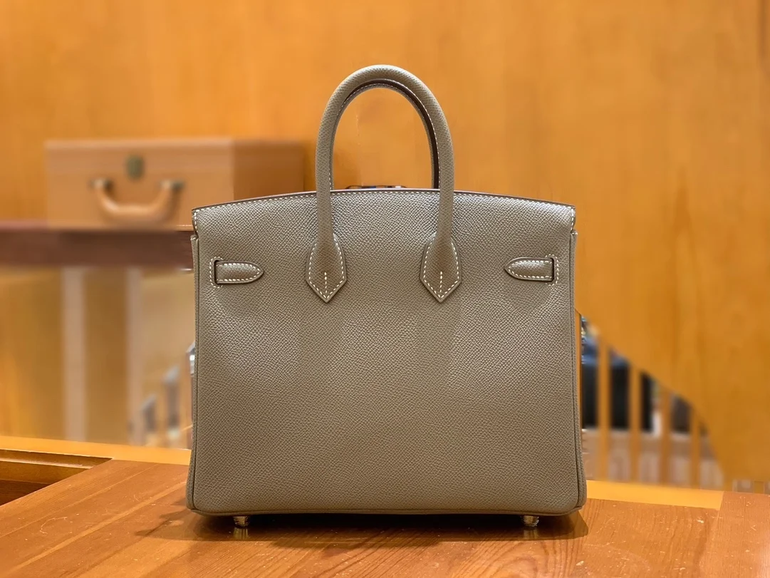 에르메스 버킨 25 르투르네 엘리펀트 그레이 골드 하드웨어 (100% HAND MADE)