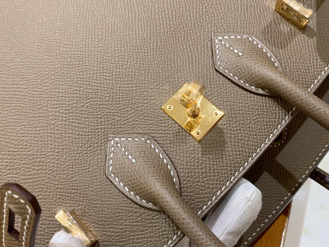 에르메스 버킨 25 르투르네 엘리펀트 그레이 골드 하드웨어 (100% HAND MADE)
