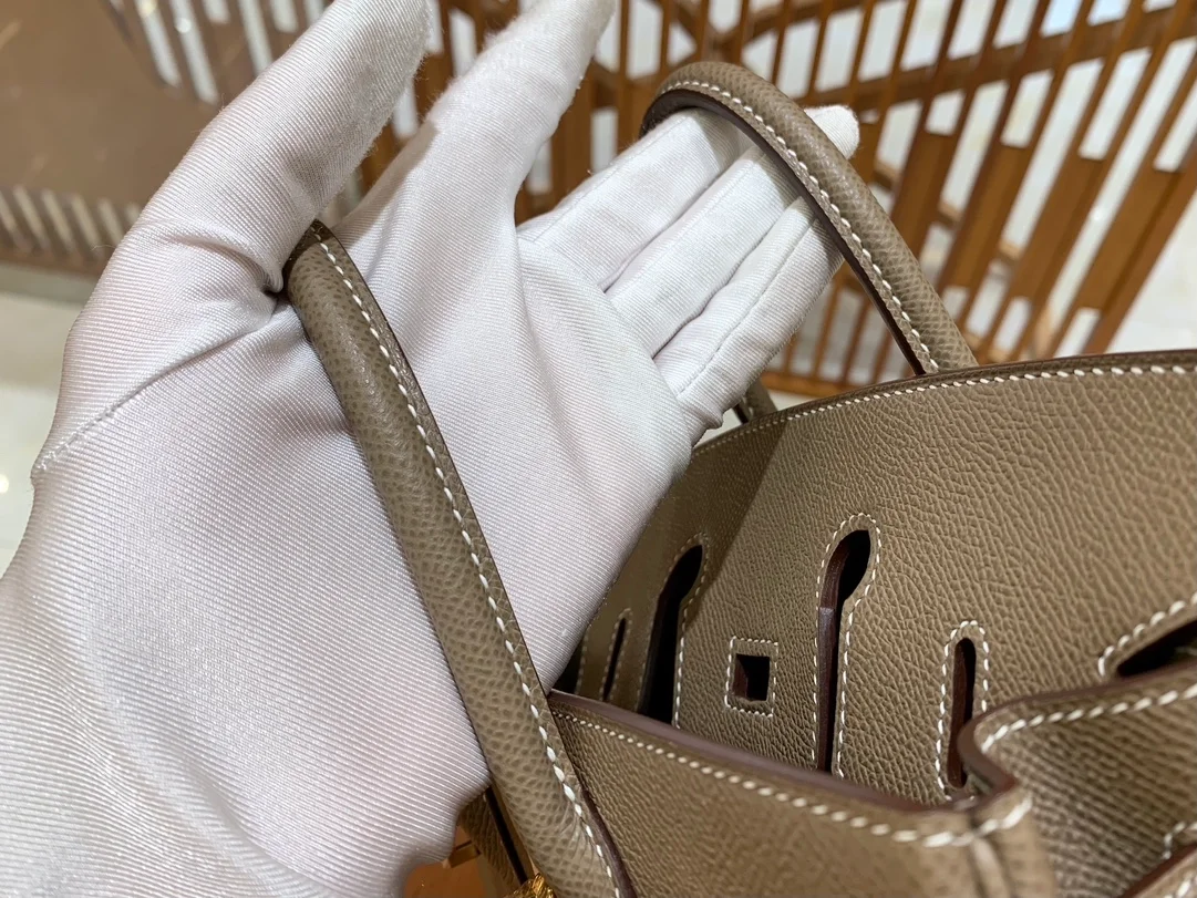 에르메스 버킨 25 르투르네 엘리펀트 그레이 골드 하드웨어 (100% HAND MADE)