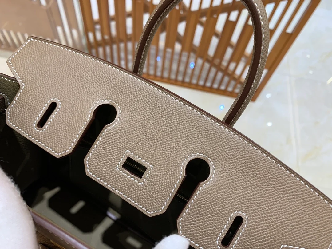 에르메스 버킨 25 르투르네 엘리펀트 그레이 골드 하드웨어 (100% HAND MADE)