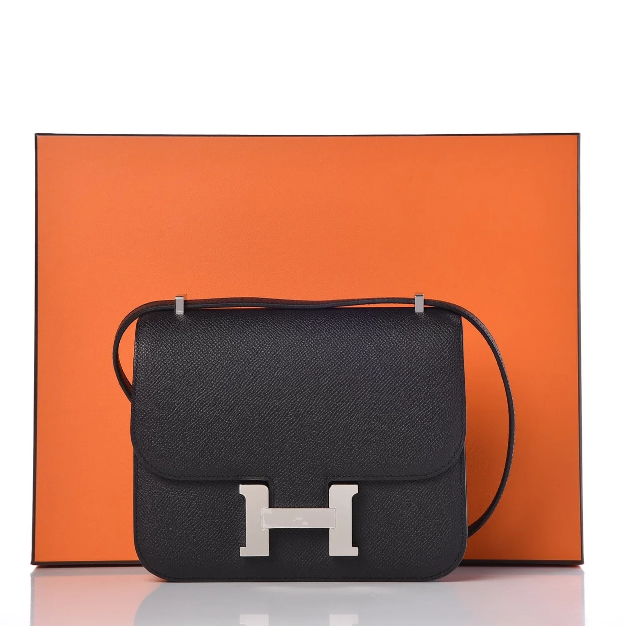 에르메스 콘스탄스 18 블랙 앱송 팔라듐 하드웨어 (100% HAND MADE)