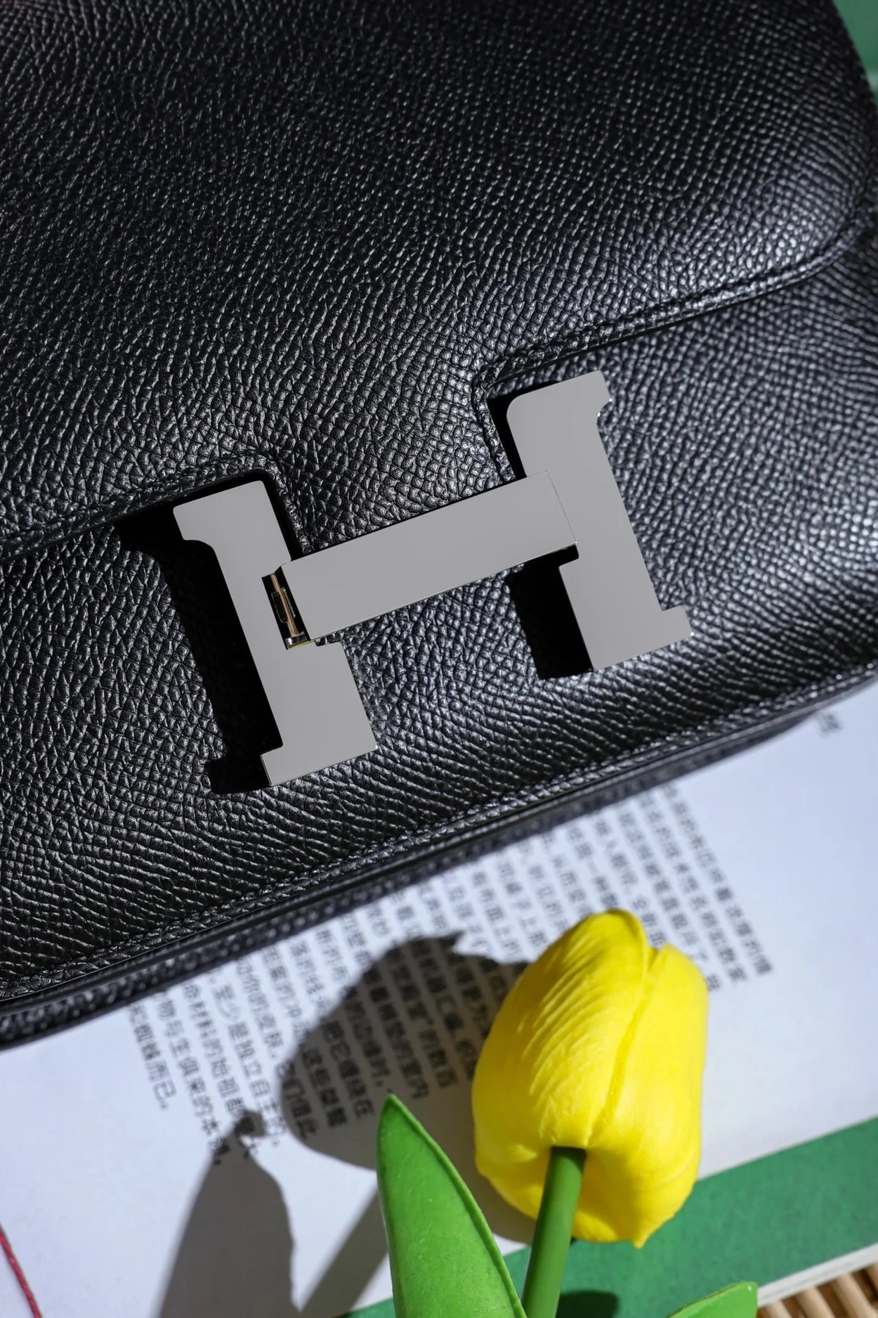 에르메스 콘스탄스 18 블랙 앱송 팔라듐 하드웨어 (100% HAND MADE)