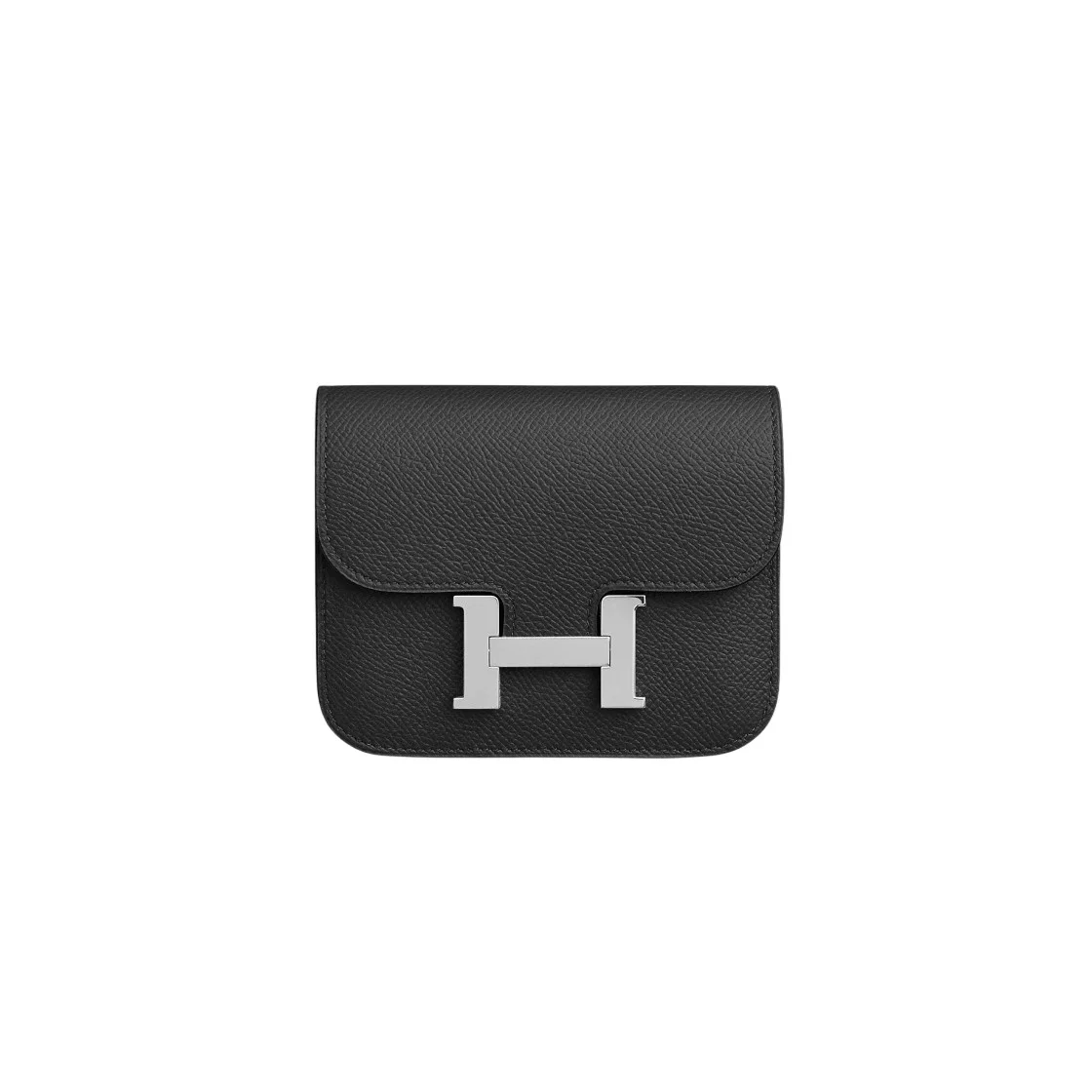 에르메스 콘스탄스 슬림 월렛 블랙 앱송 팔라듐 하드웨어 (100% HAND MADE)