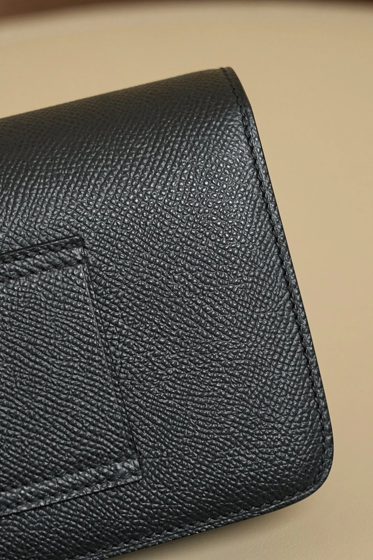 에르메스 콘스탄스 슬림 월렛 블랙 앱송 팔라듐 하드웨어 (100% HAND MADE)