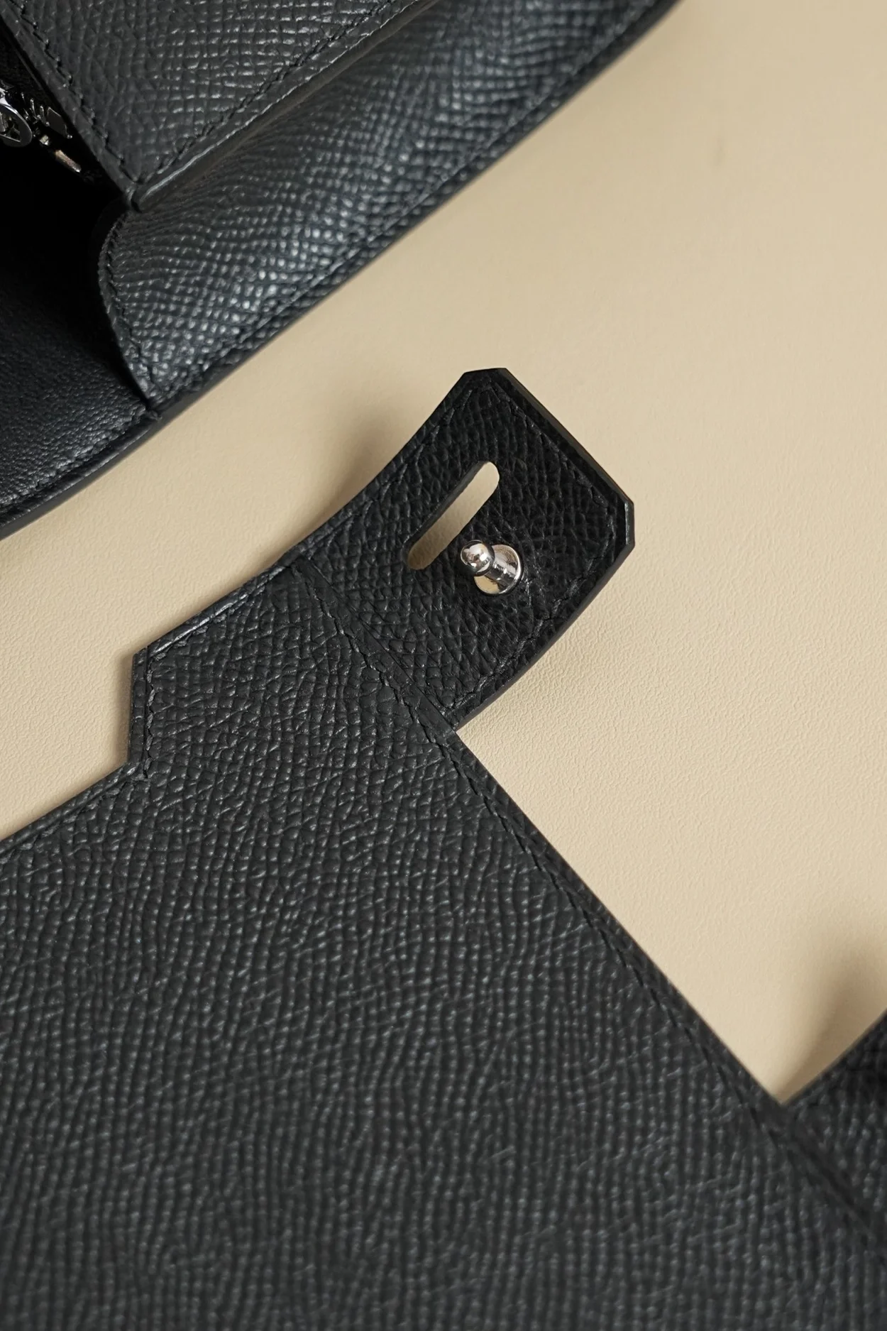 에르메스 콘스탄스 슬림 월렛 블랙 앱송 팔라듐 하드웨어 (100% HAND MADE)