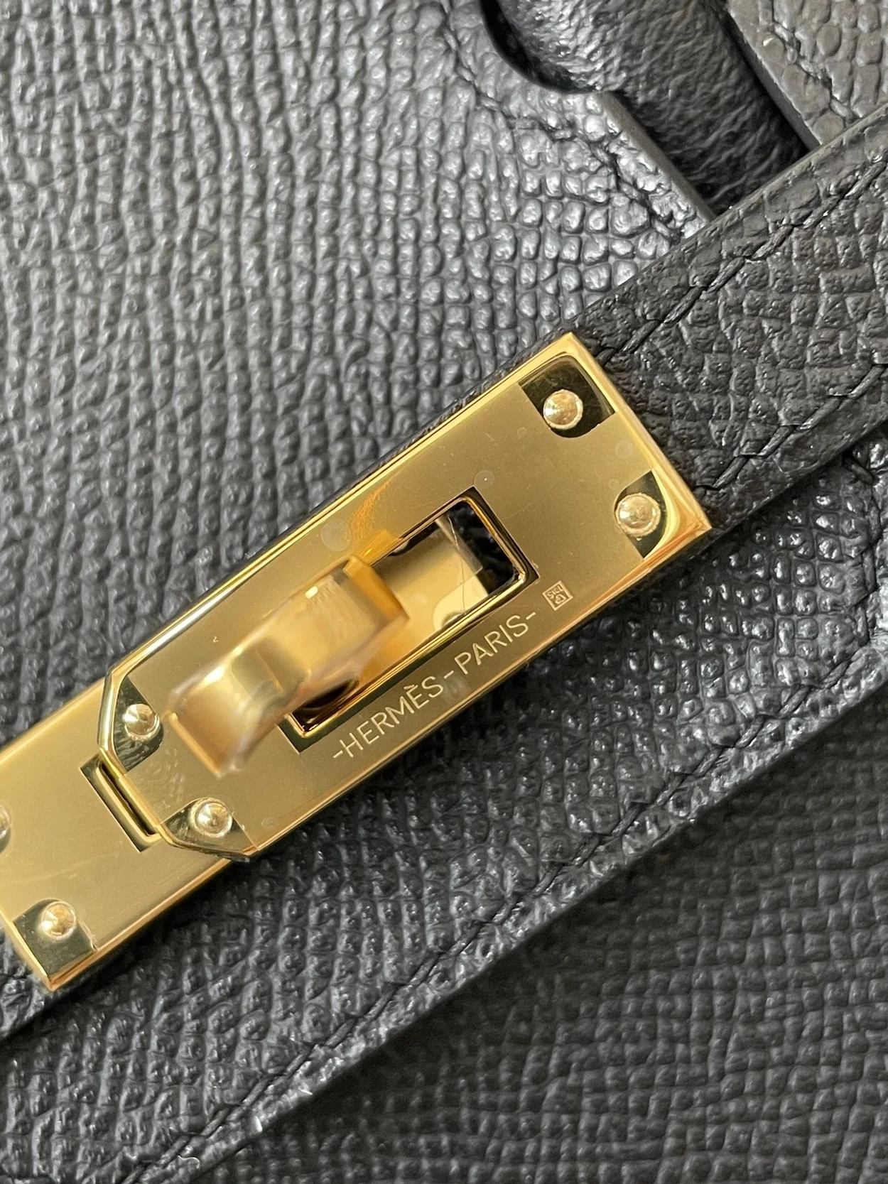 에르메스 버킨 25 셀리에 블랙 골드 하드웨어 (100% HAND MADE)