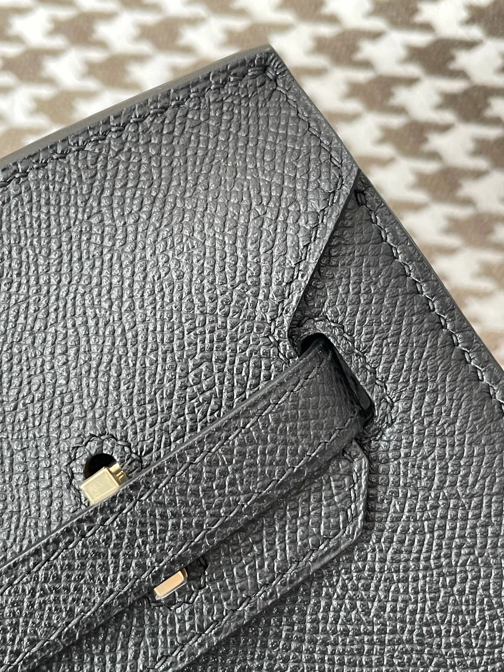 에르메스 버킨 25 셀리에 블랙 골드 하드웨어 (100% HAND MADE)