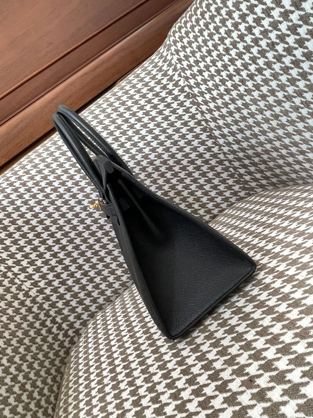 에르메스 버킨 25 셀리에 블랙 골드 하드웨어 (100% HAND MADE)