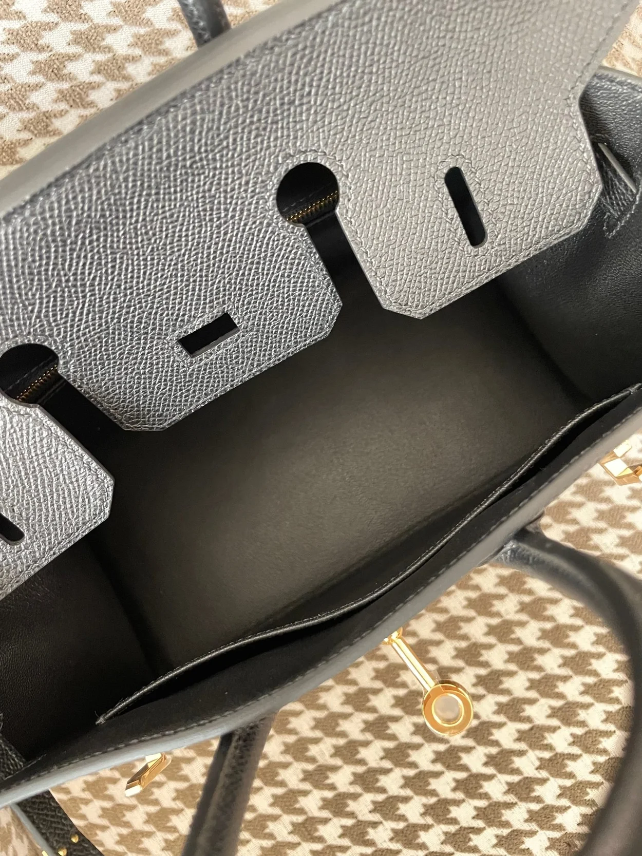 에르메스 버킨 25 셀리에 블랙 골드 하드웨어 (100% HAND MADE)