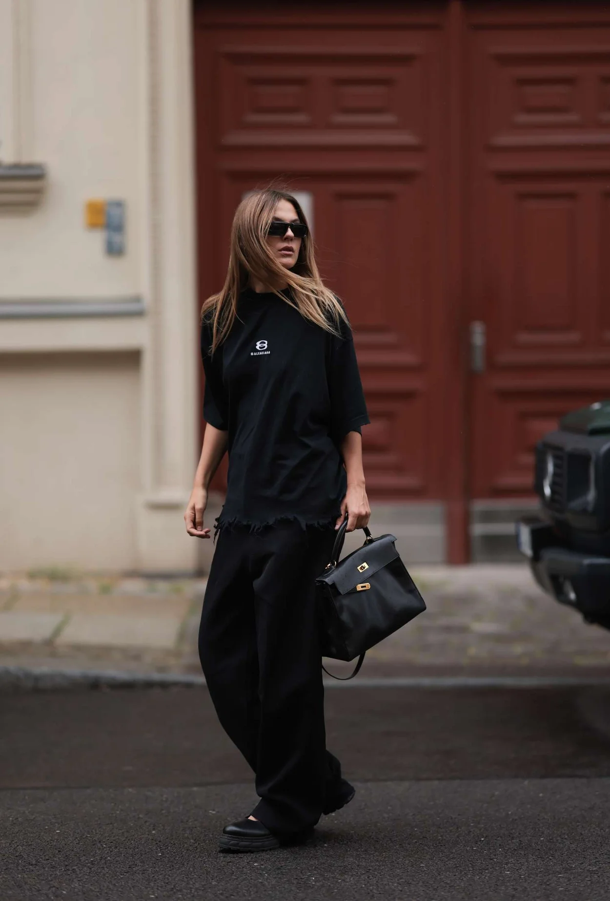 에르메스 켈리 25 르투르네 스위프트 블랙 골드 하드웨어 (100% HAND MADE)