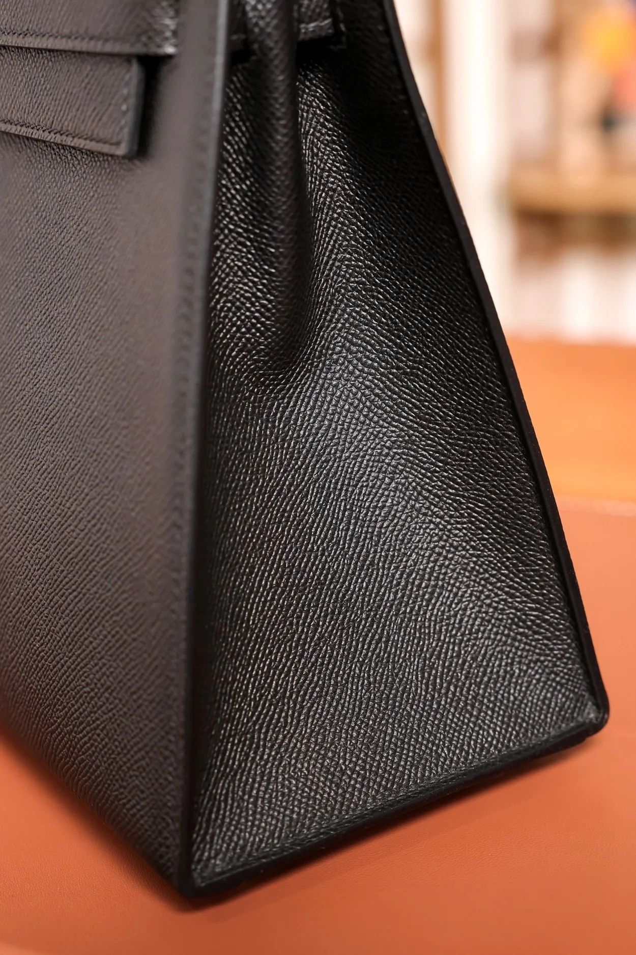 에르메스 켈리 28 셀리에 블랙 실버 하드웨어 (100% HAND MADE)