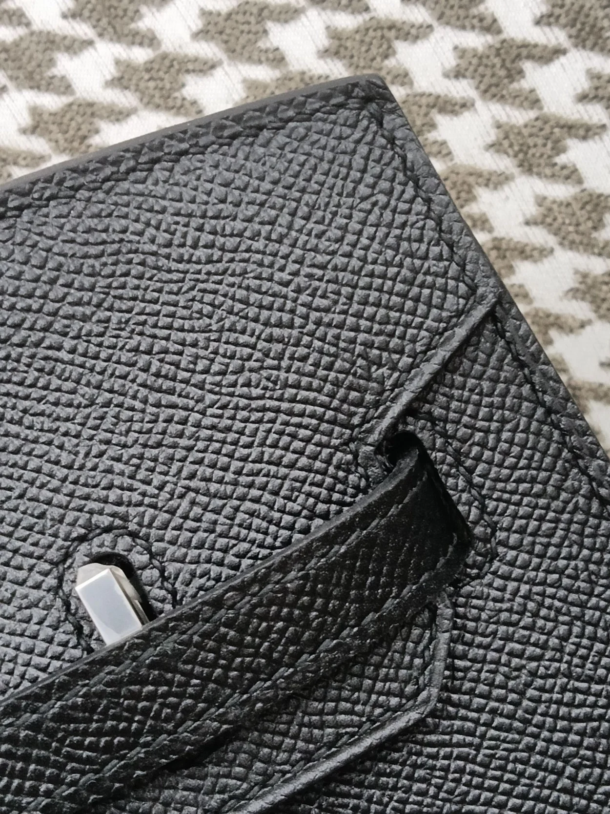 에르메스 버킨 25 셀리에 블랙 실버 하드웨어 (100% HAND MADE)