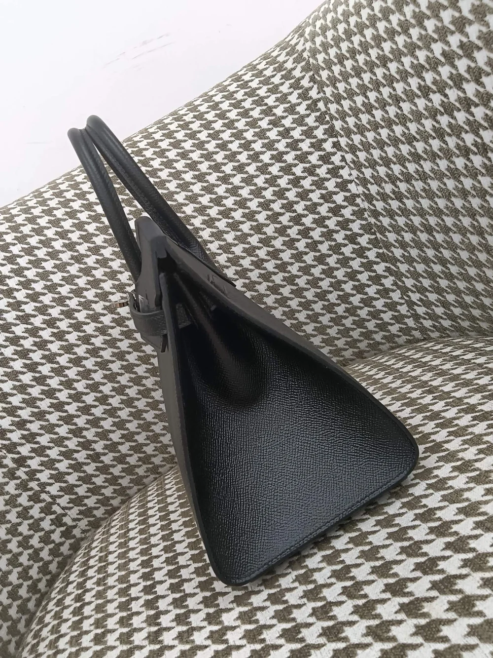 에르메스 버킨 25 셀리에 블랙 실버 하드웨어 (100% HAND MADE)