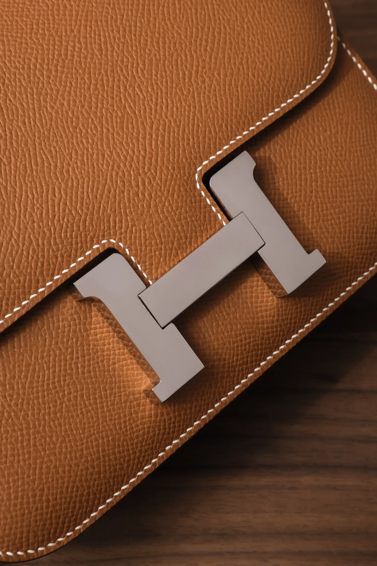 에르메스 콘스탄스 18 브라운 앱송 팔라듐 하드웨어 (100% HAND MADE)